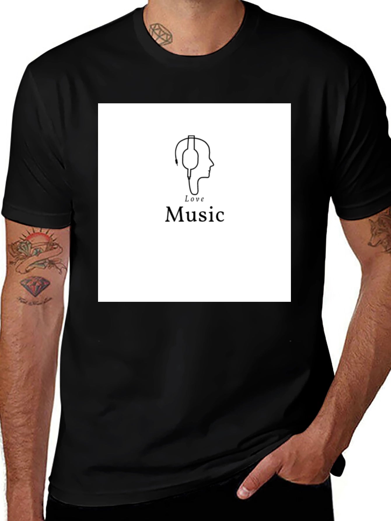 Love Music T-Shirt - Stylish Graphic Tee