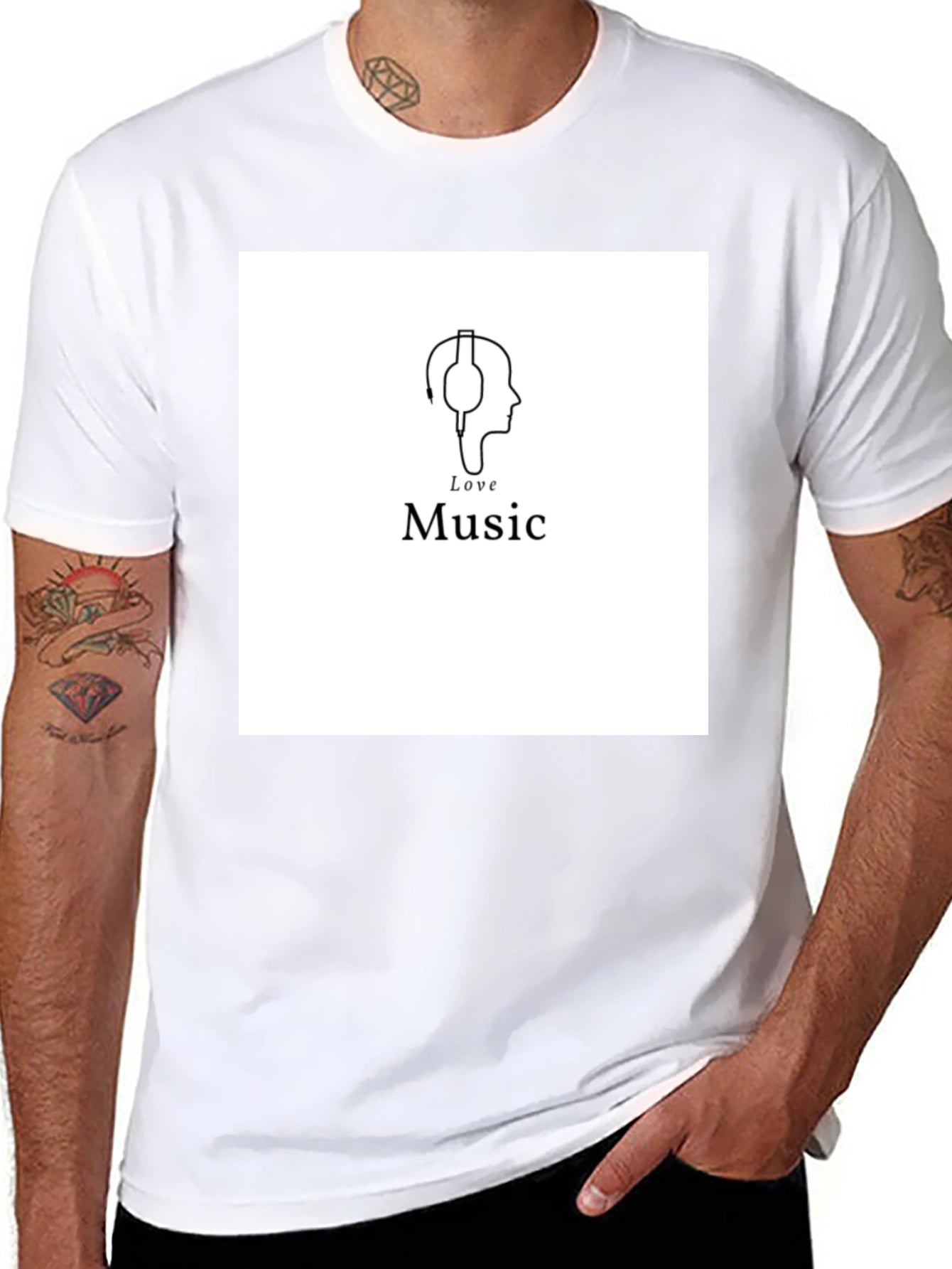 Love Music T-Shirt - Stylish Graphic Tee