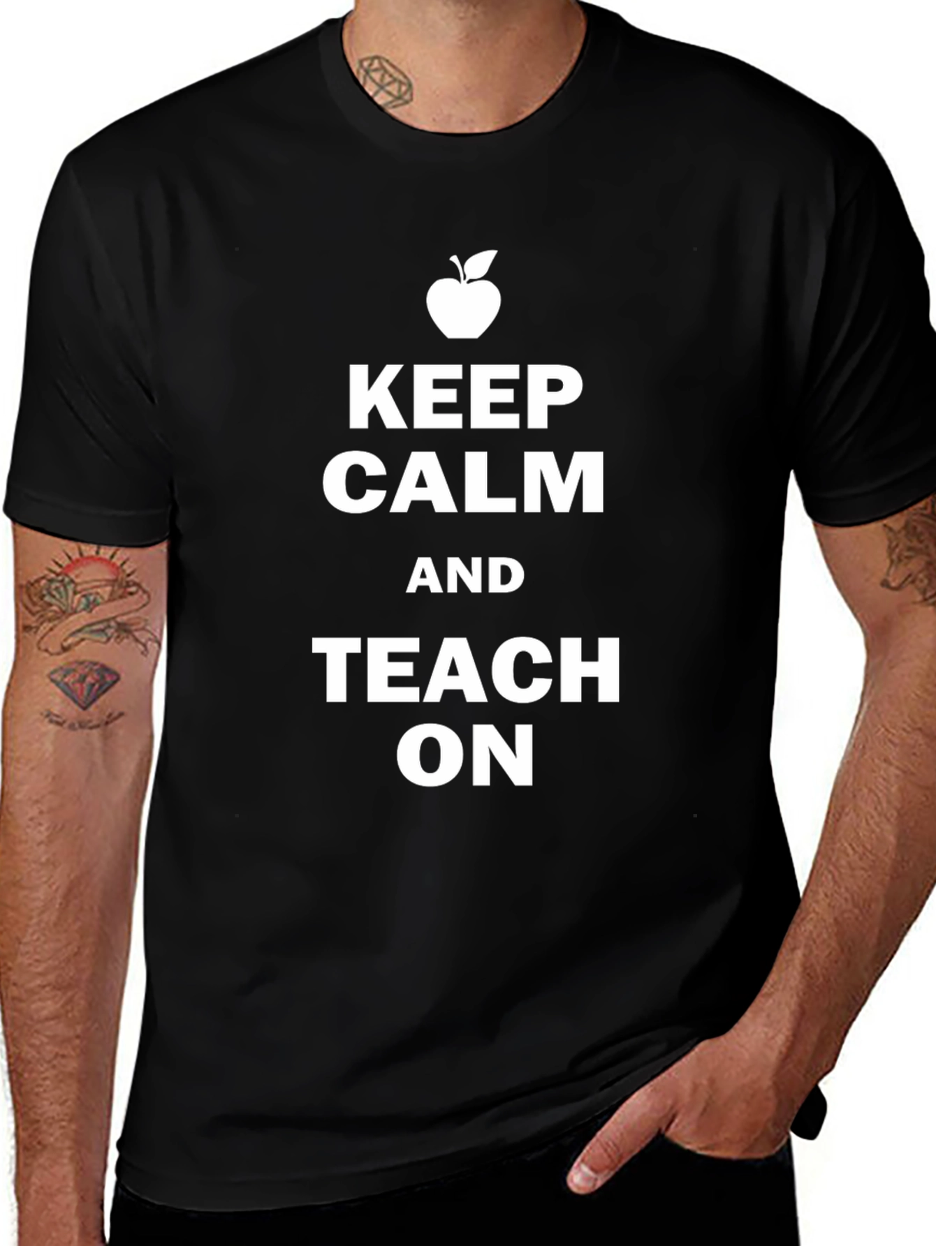 Keep Calm and Teach On T-Shirt