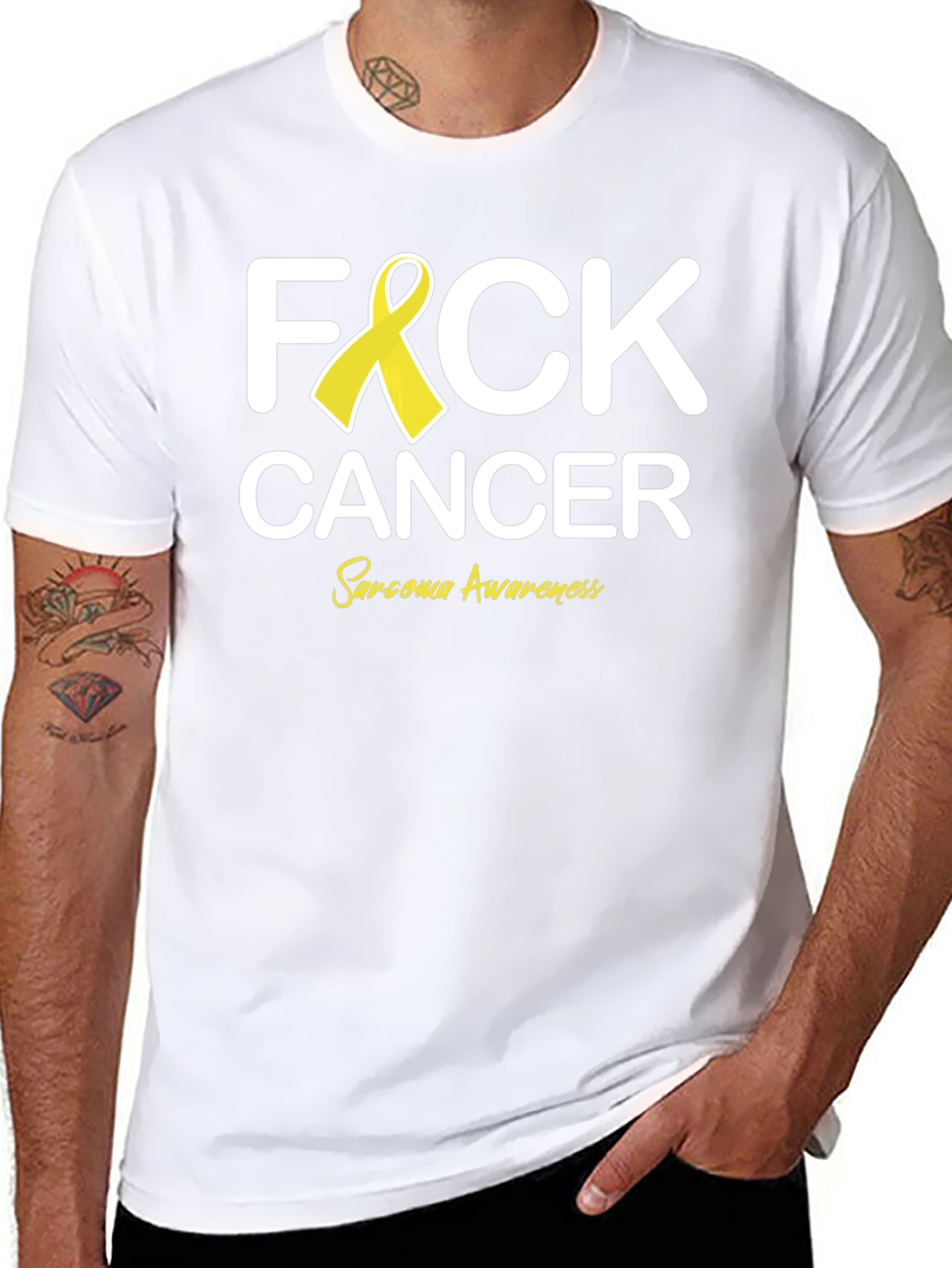 F*ck Cancer Sarcoma Awareness T-Shirt