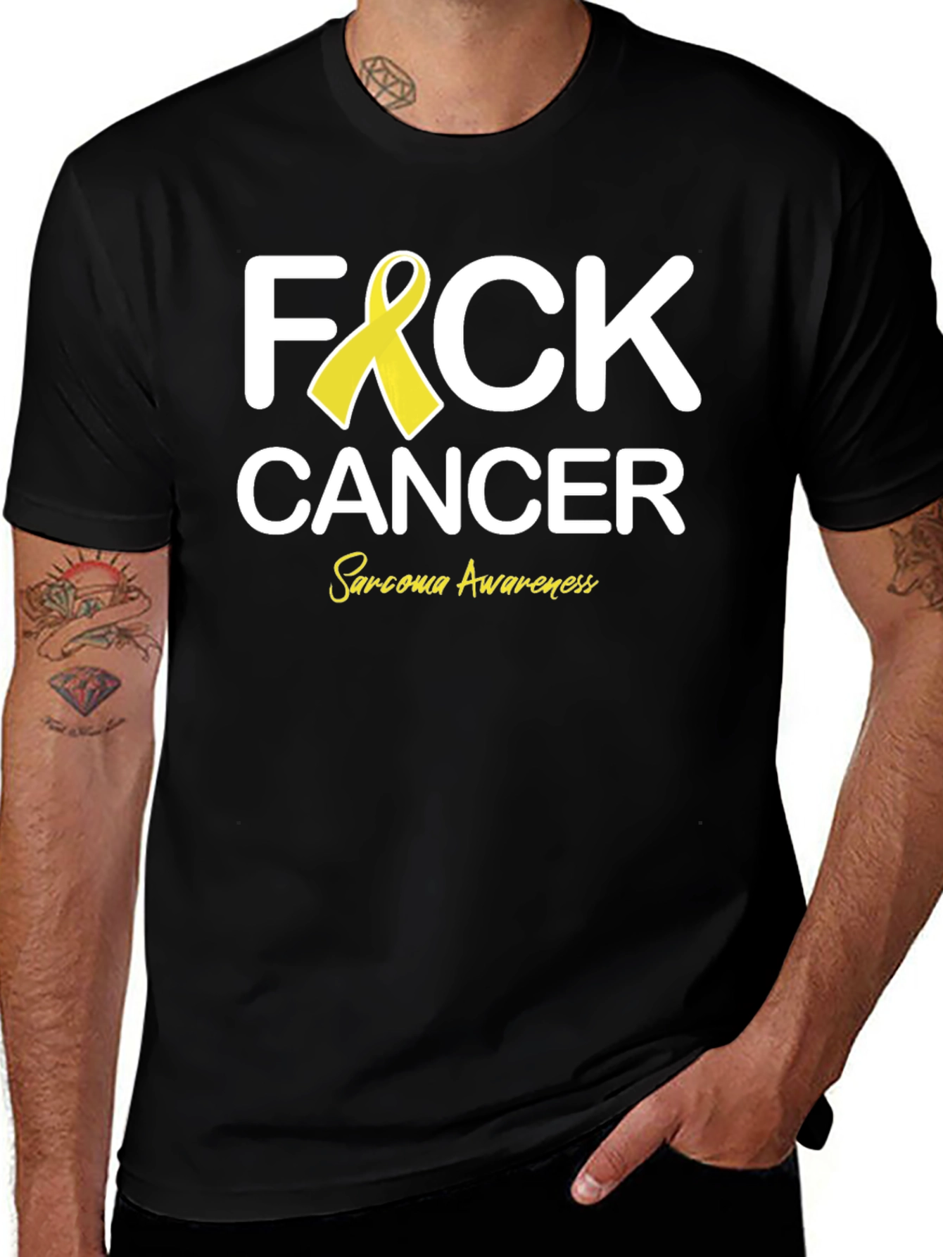 F*ck Cancer Sarcoma Awareness T-Shirt