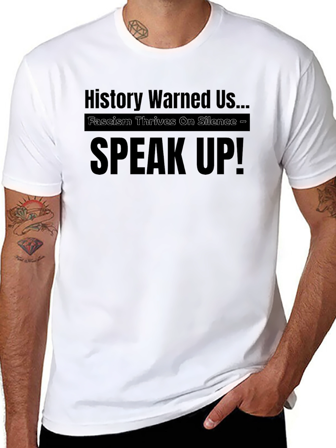 History Warned Us...Speak Up! T-Shirt