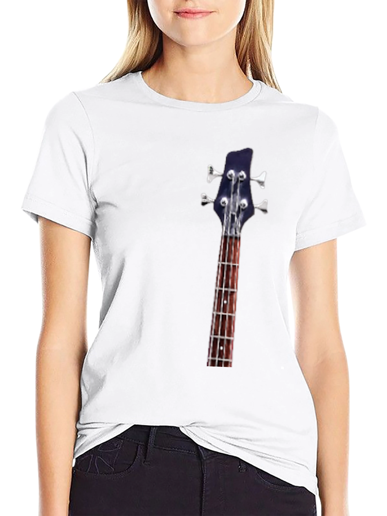 Bass Guitar Neck T-Shirt - Music Lover Tee