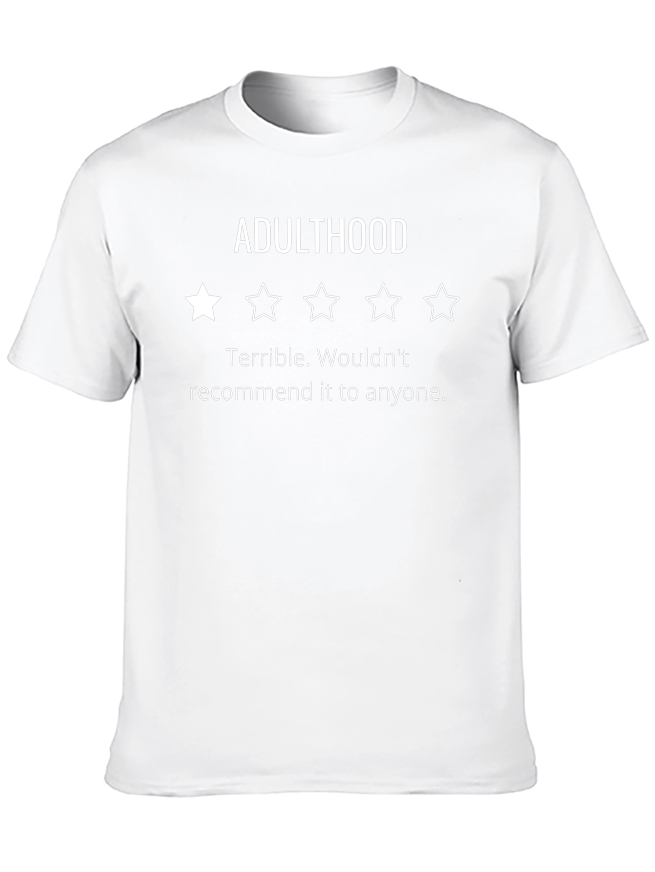 Adulthood One-Star Review T-Shirt