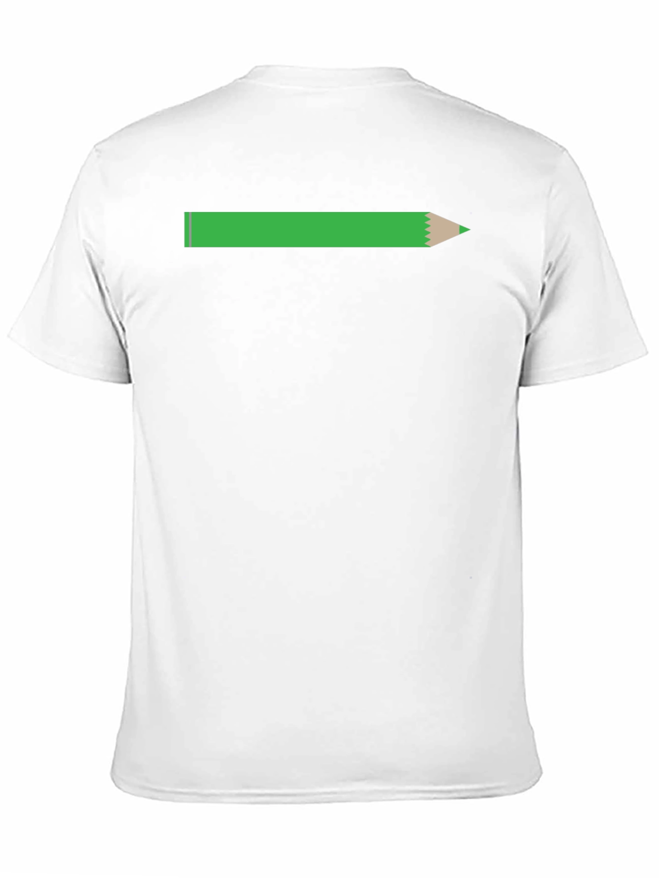 Pencil Graphic Tee - Black Cotton Casual T-Shirt