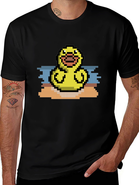 Pixel Duck T-Shirt - Retro Gaming Style