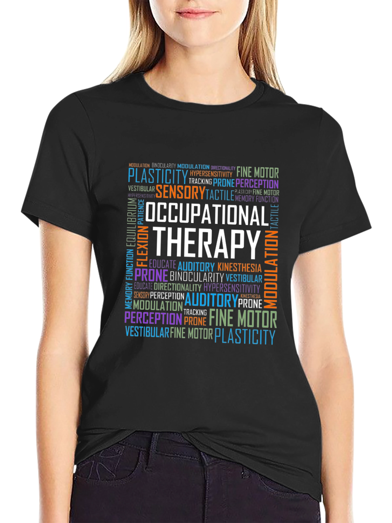 Occupational Therapy Word Cloud T-Shirt