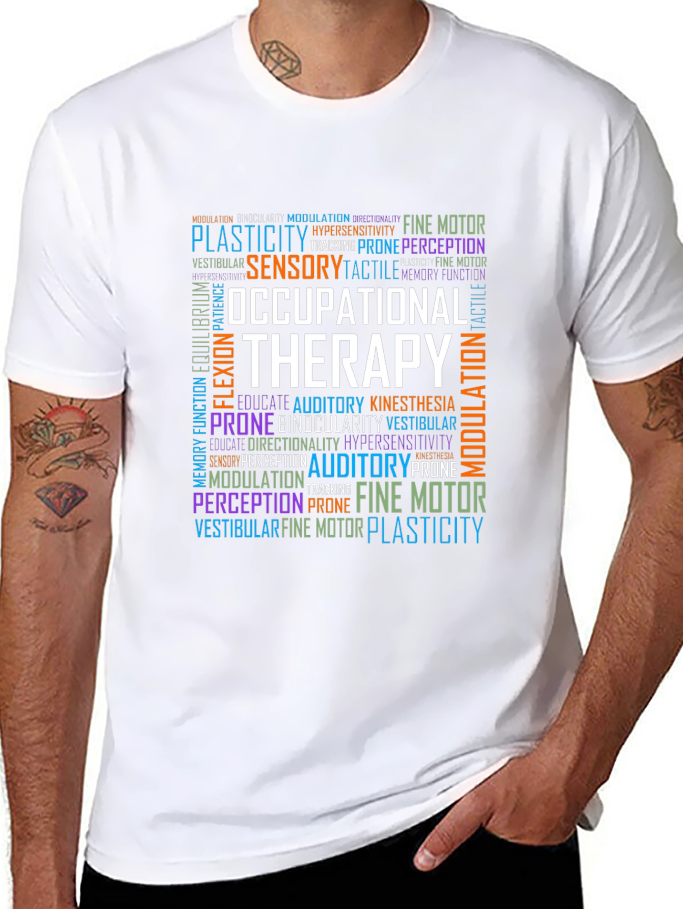 Occupational Therapy Word Cloud T-Shirt