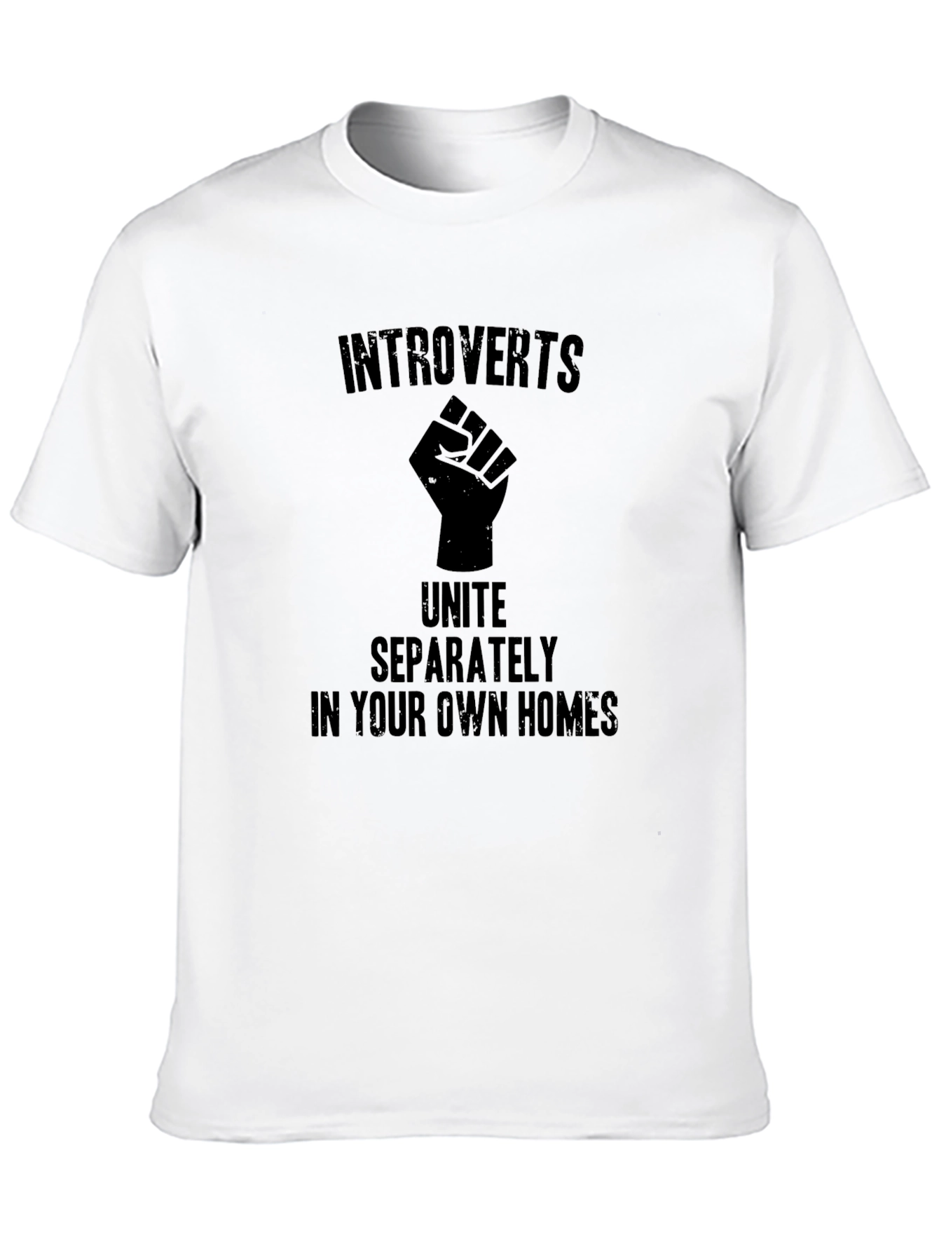 Introverts Unite T-Shirt - Black Graphic Tee
