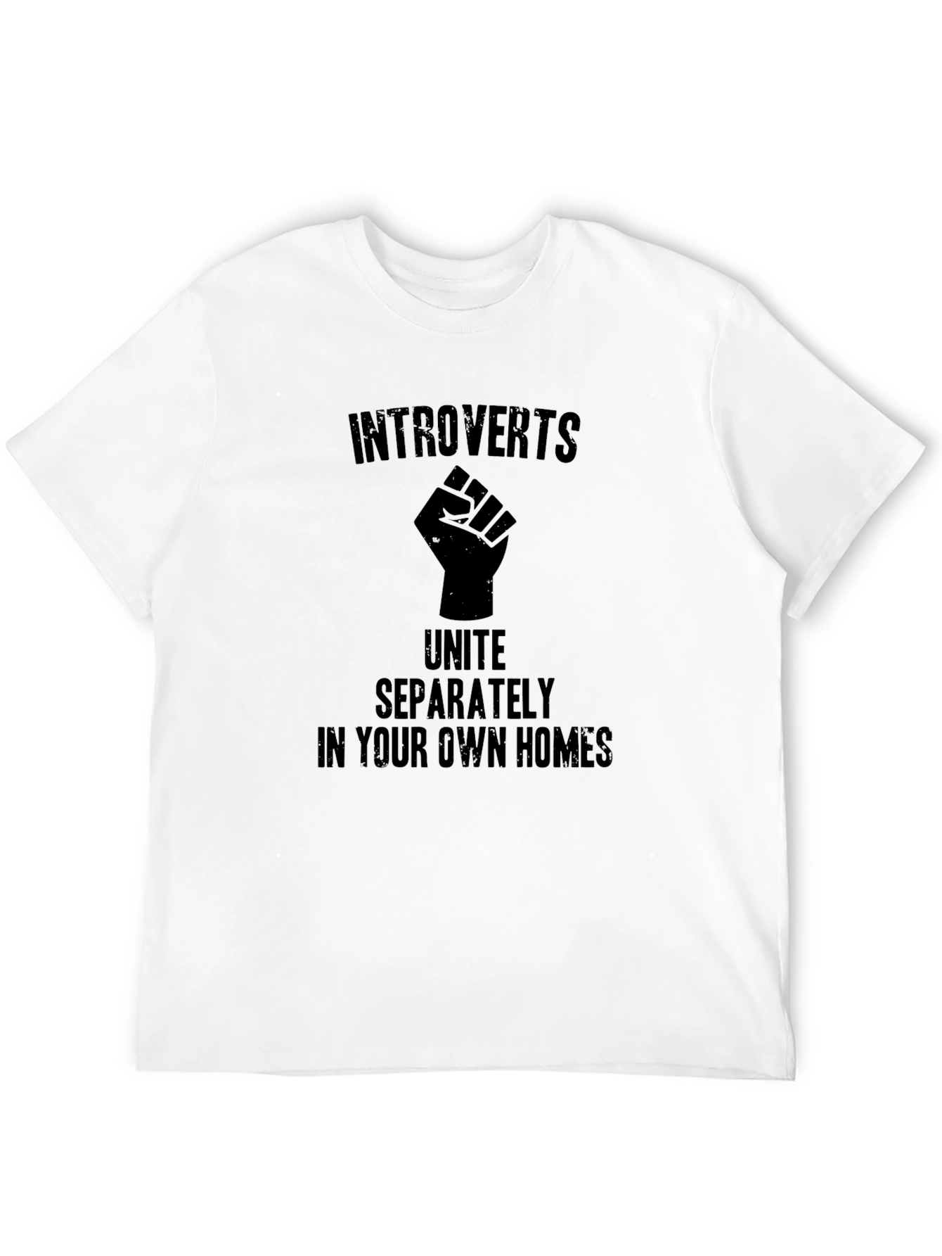 Introverts Unite T-Shirt - Black Graphic Tee