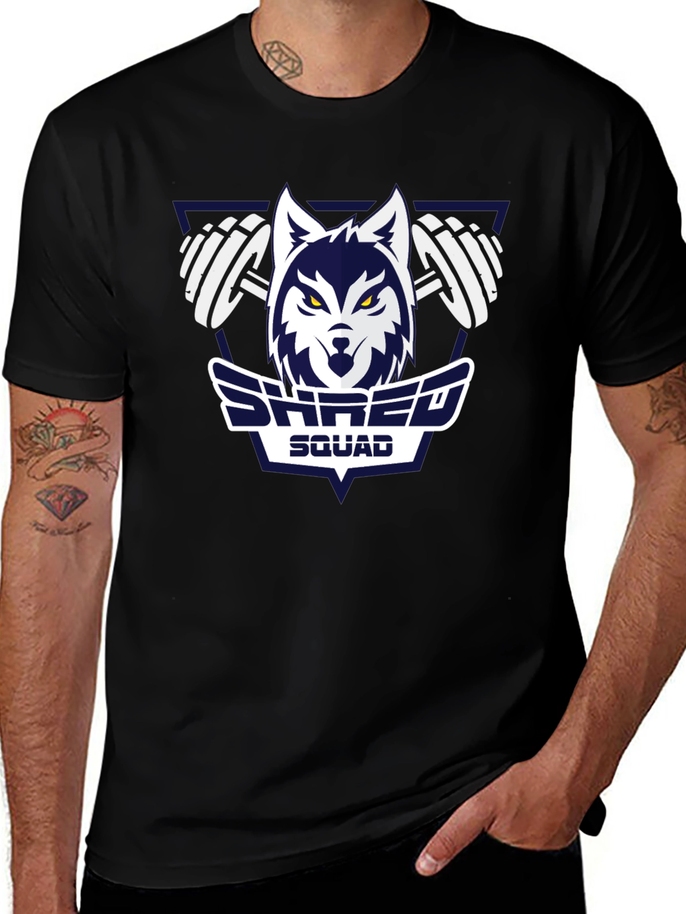Shred Squad Wolf Gym T-Shirt