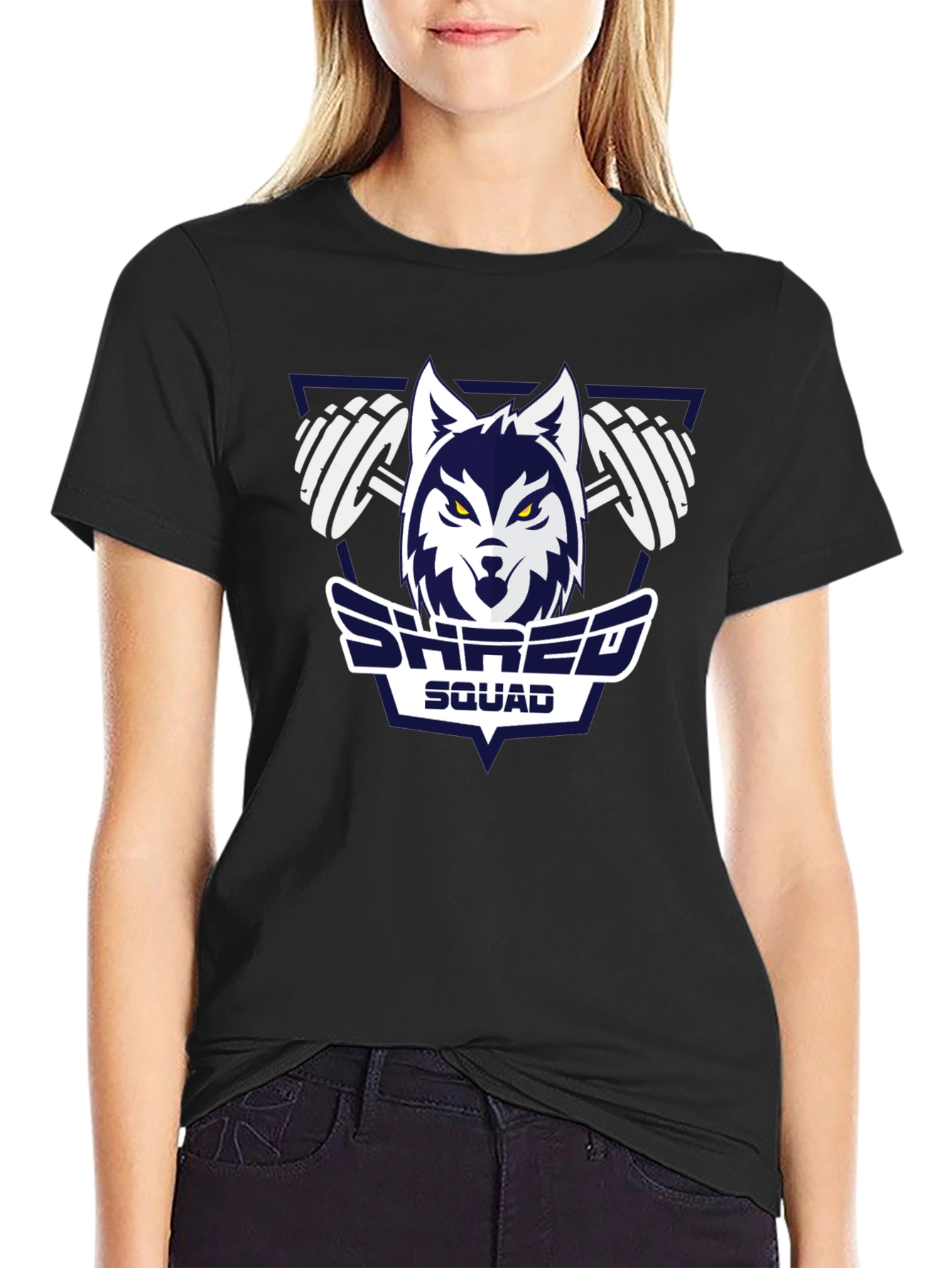 Shred Squad Wolf Gym T-Shirt