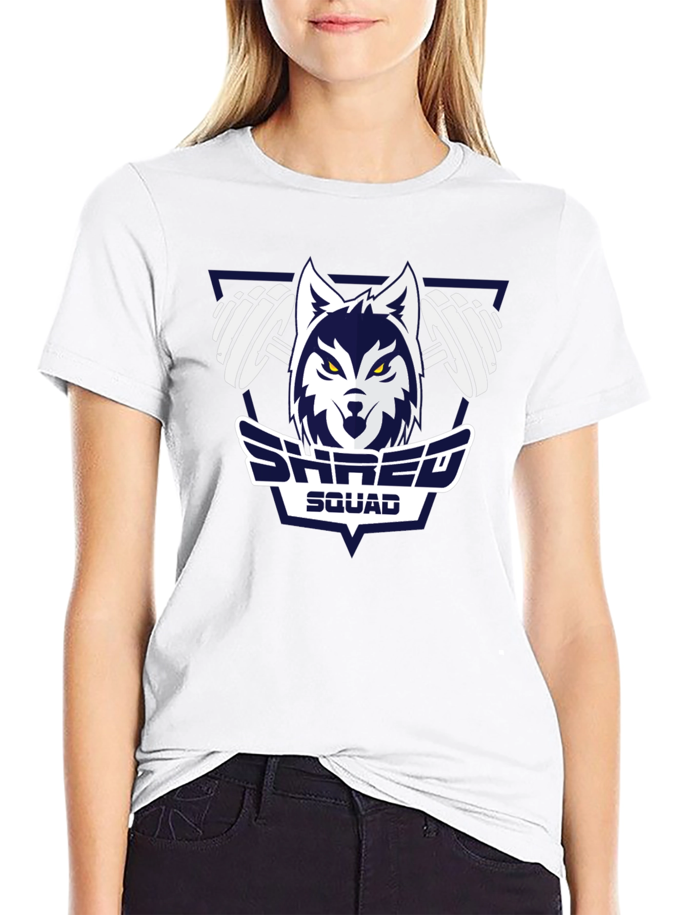Shred Squad Wolf Gym T-Shirt
