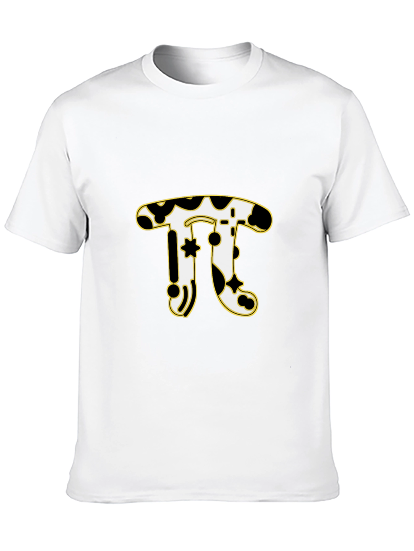 Black Pi T-Shirt - Math & Design Tee