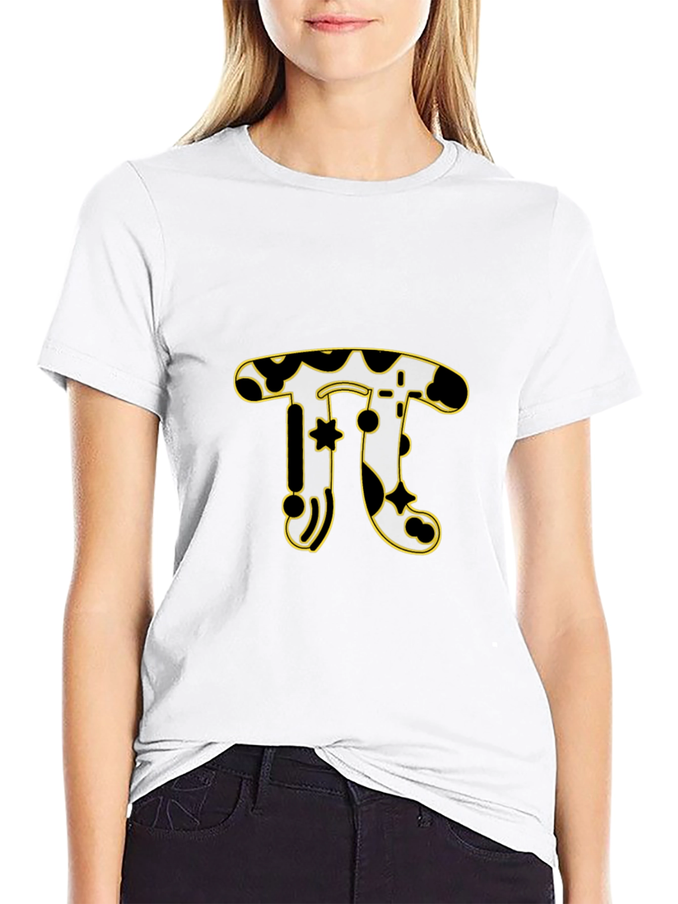 Black Pi T-Shirt - Math & Design Tee