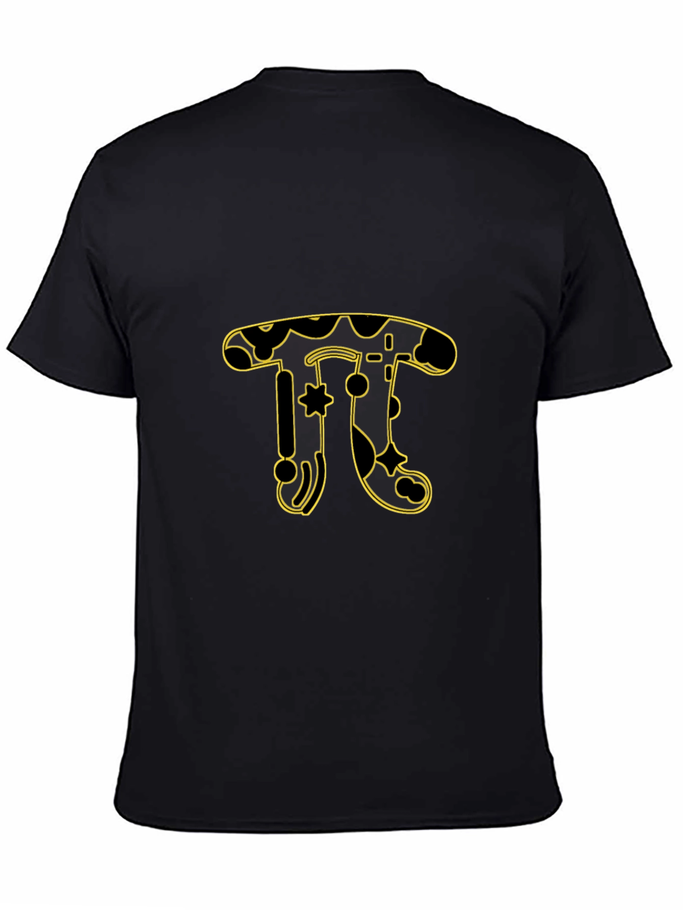 Black Pi T-Shirt - Math & Design Tee