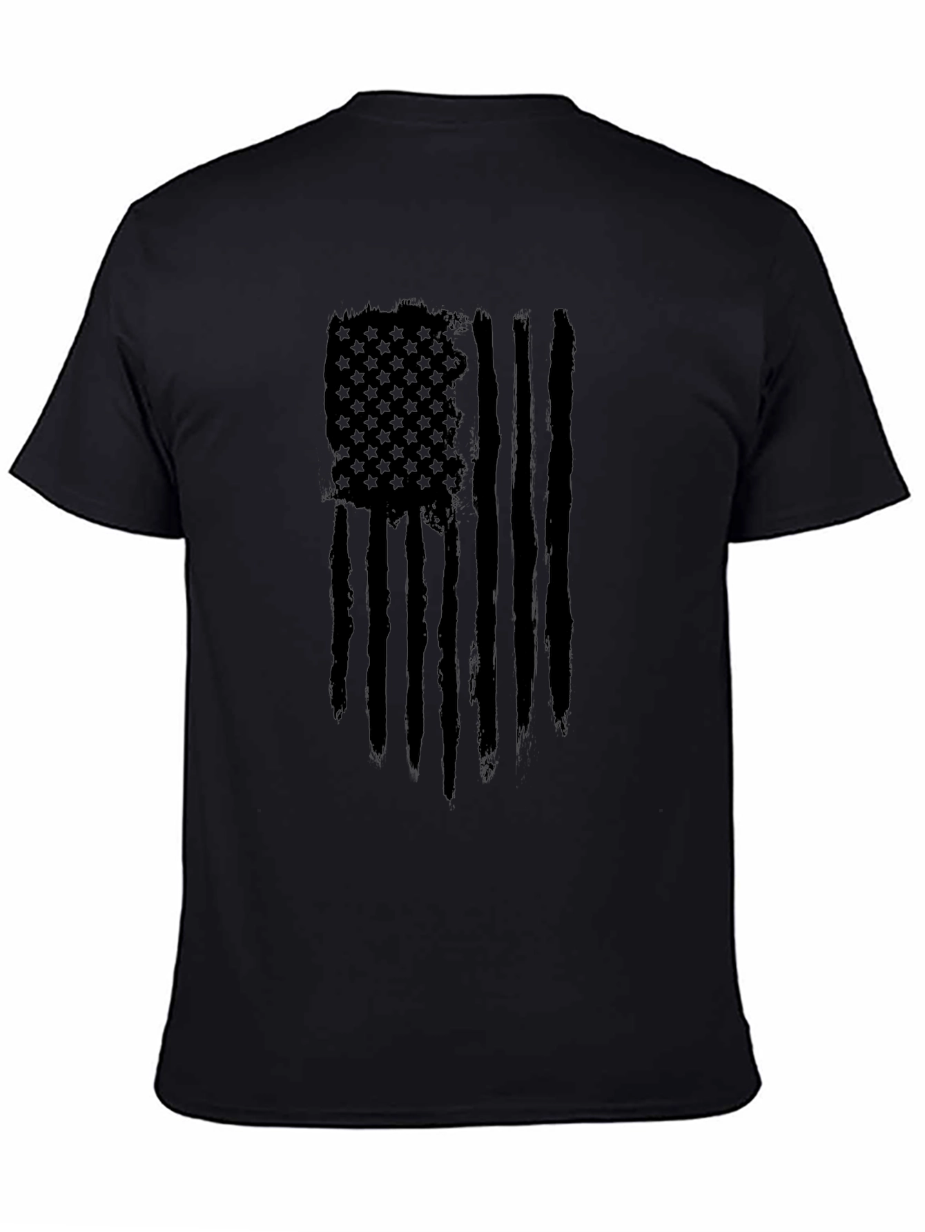 Distressed American Flag Graphic T-Shirt