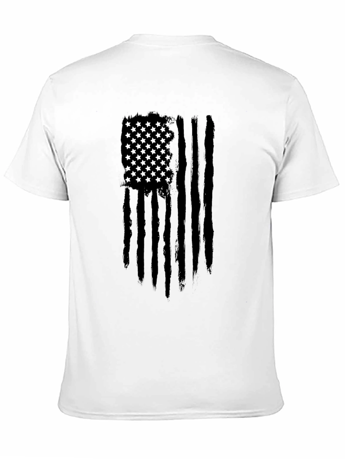 Distressed American Flag Graphic T-Shirt