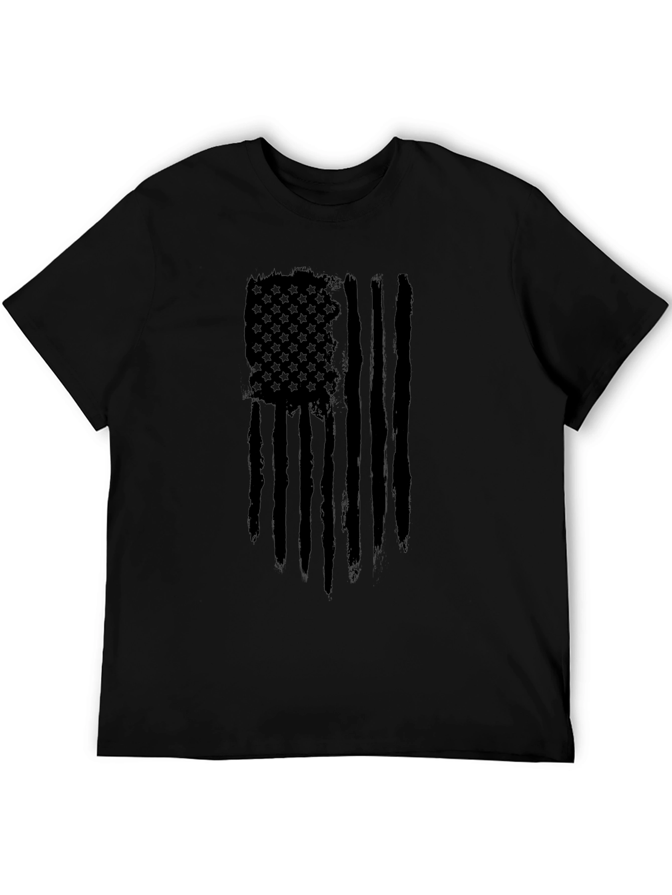 Distressed American Flag Graphic T-Shirt