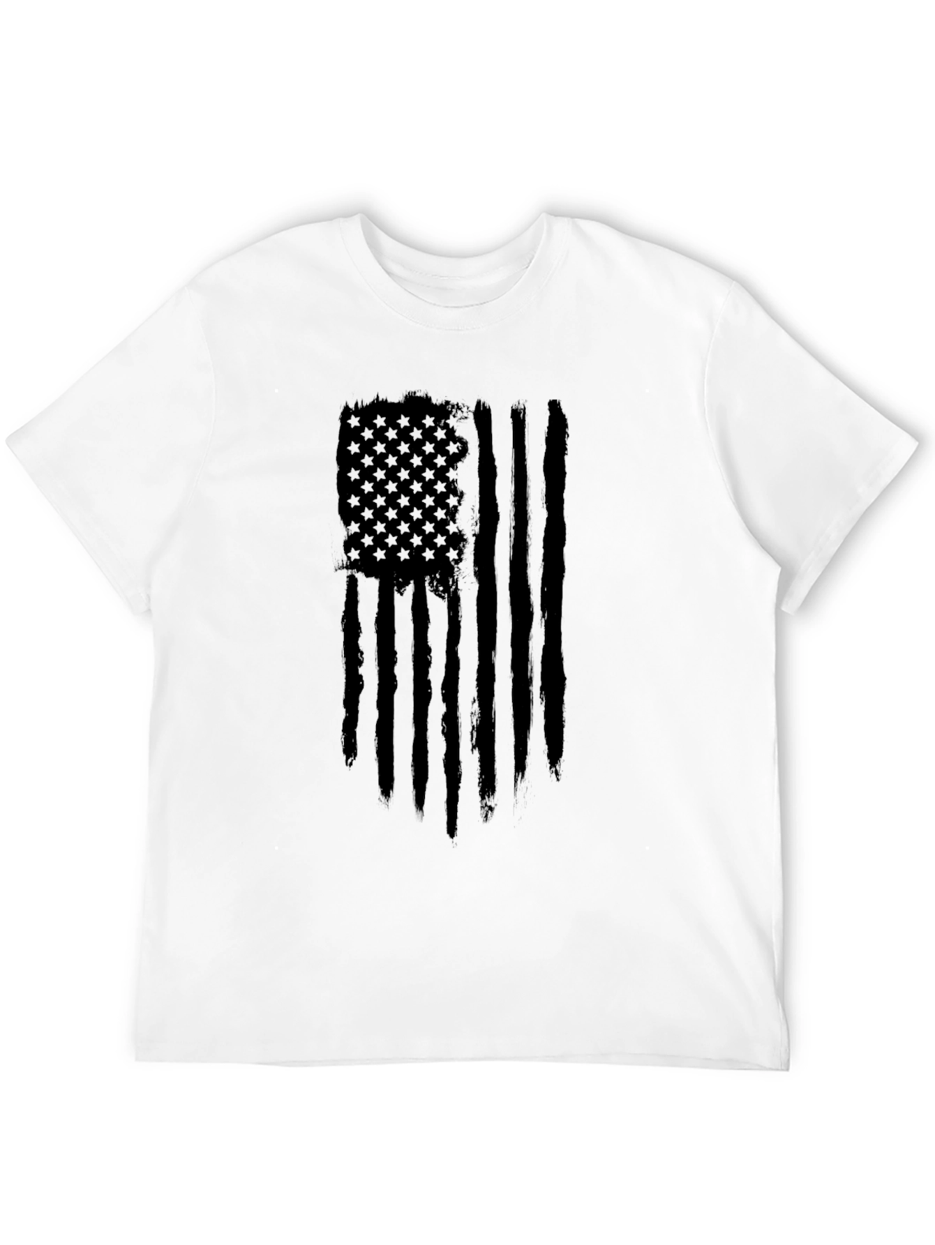 Distressed American Flag Graphic T-Shirt