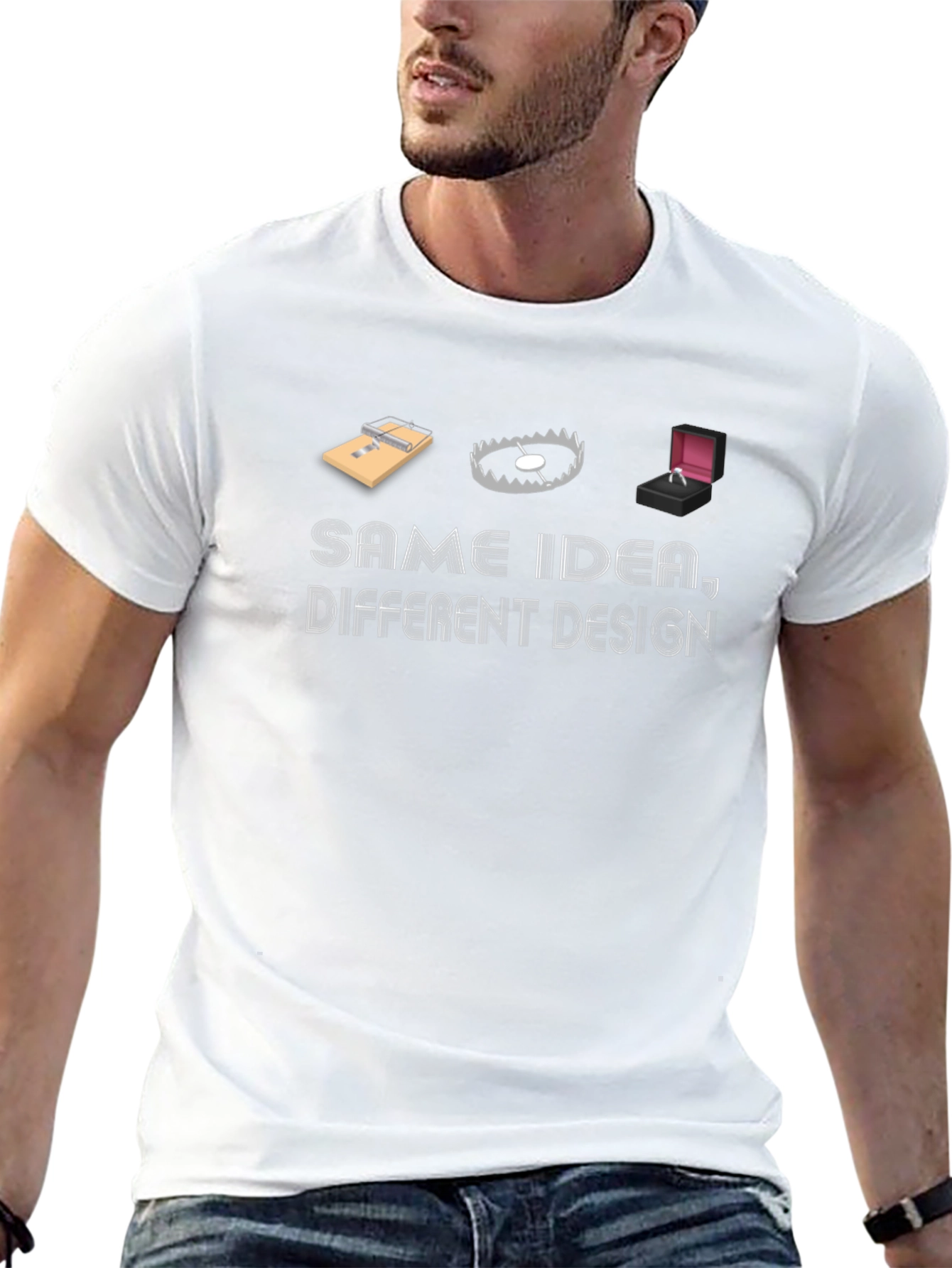 Same Idea T-Shirt Funny Marriage Proposal Trap Tee