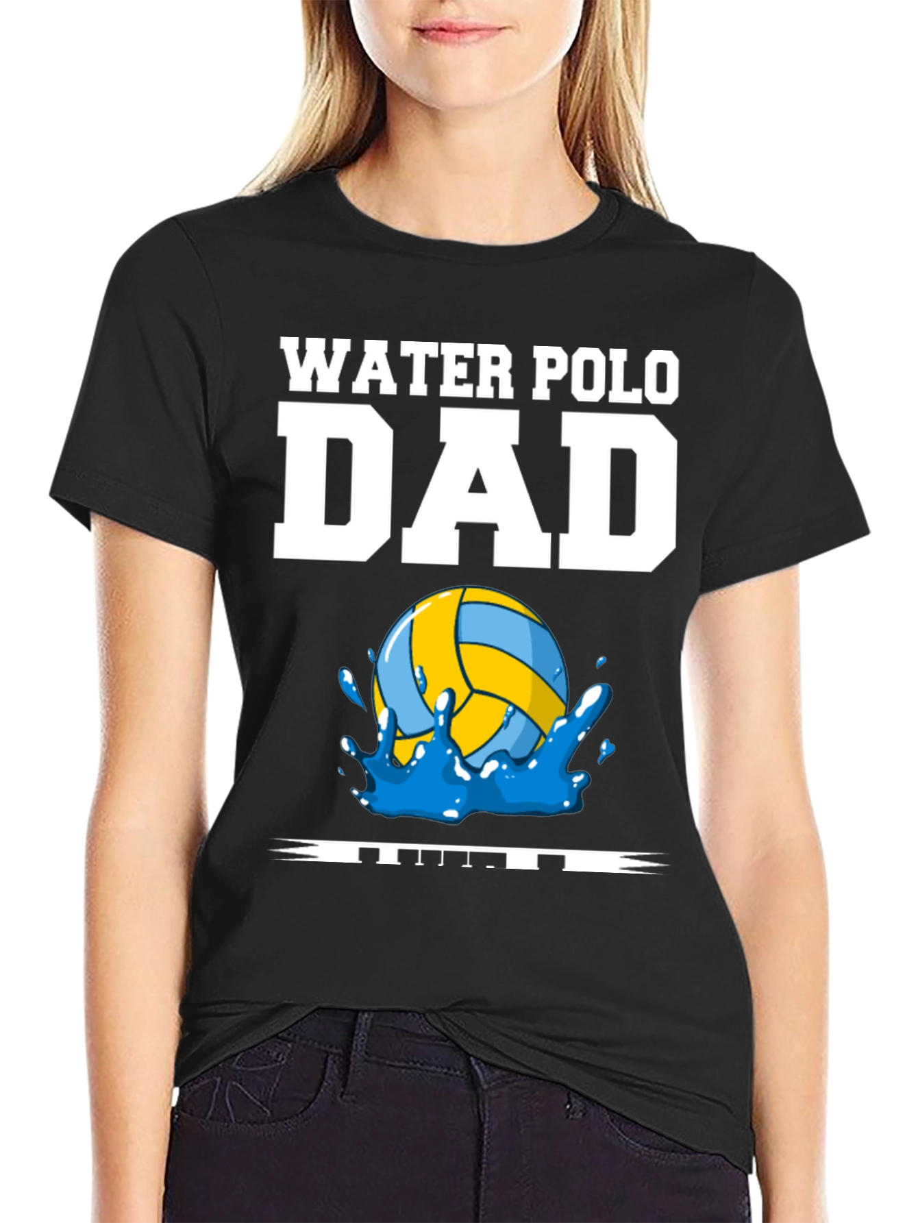 Water Polo Dad Graphic T-Shirt