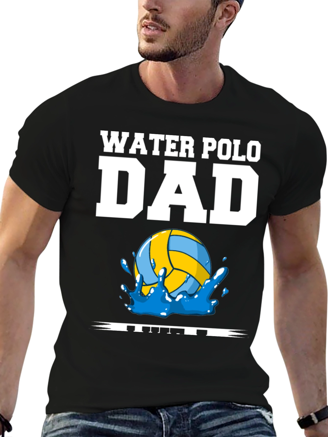 Water Polo Dad Graphic T-Shirt