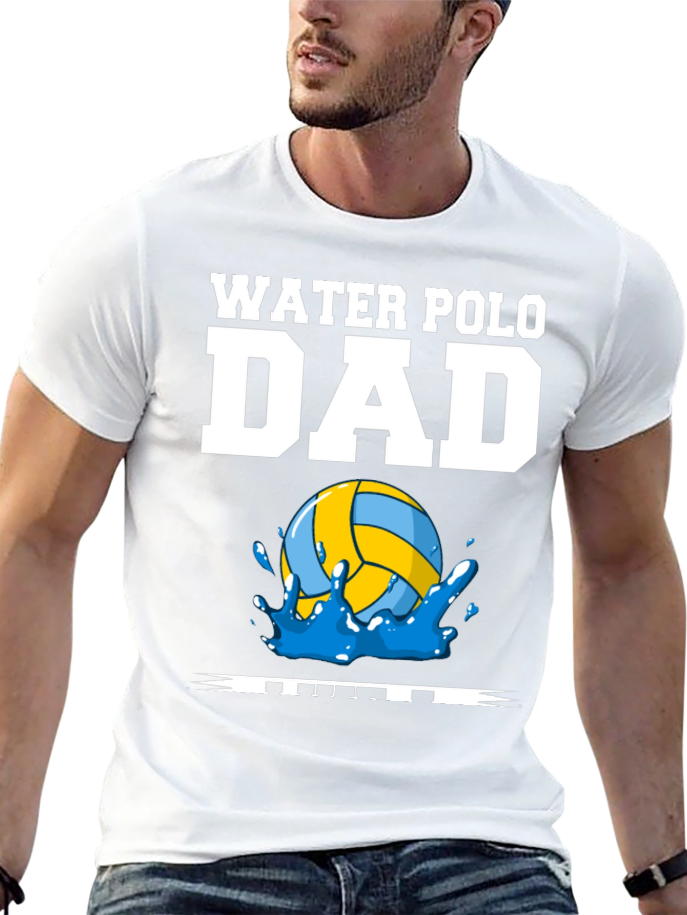 Water Polo Dad Graphic T-Shirt