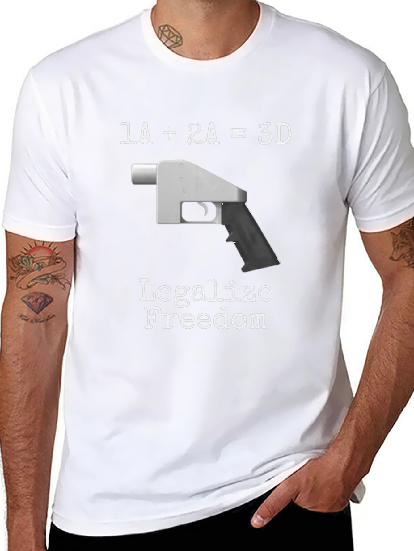 Legalize Freedom 3D Printed Tee
