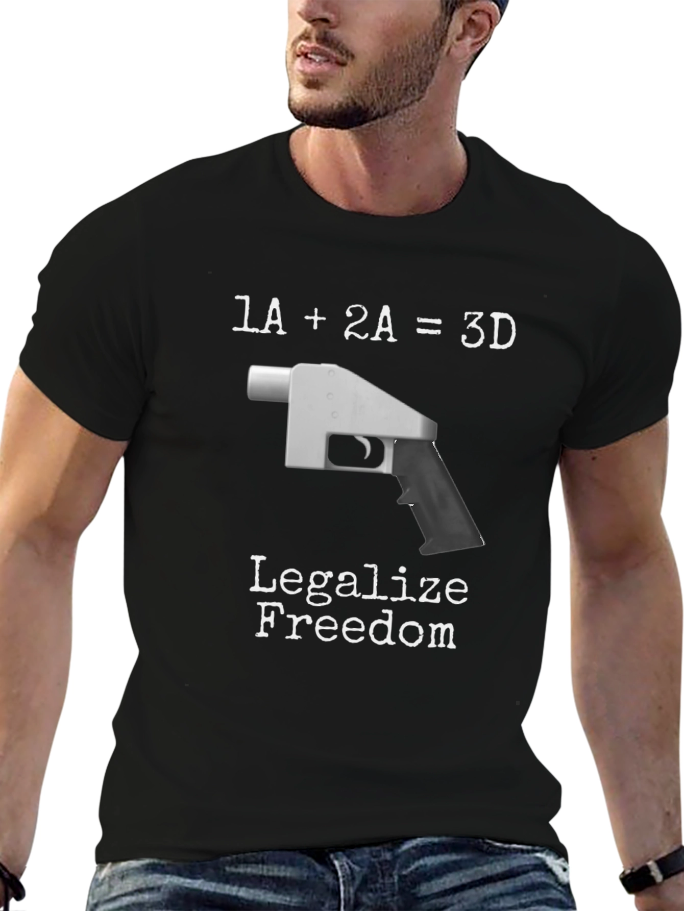 Legalize Freedom 3D Printed Tee