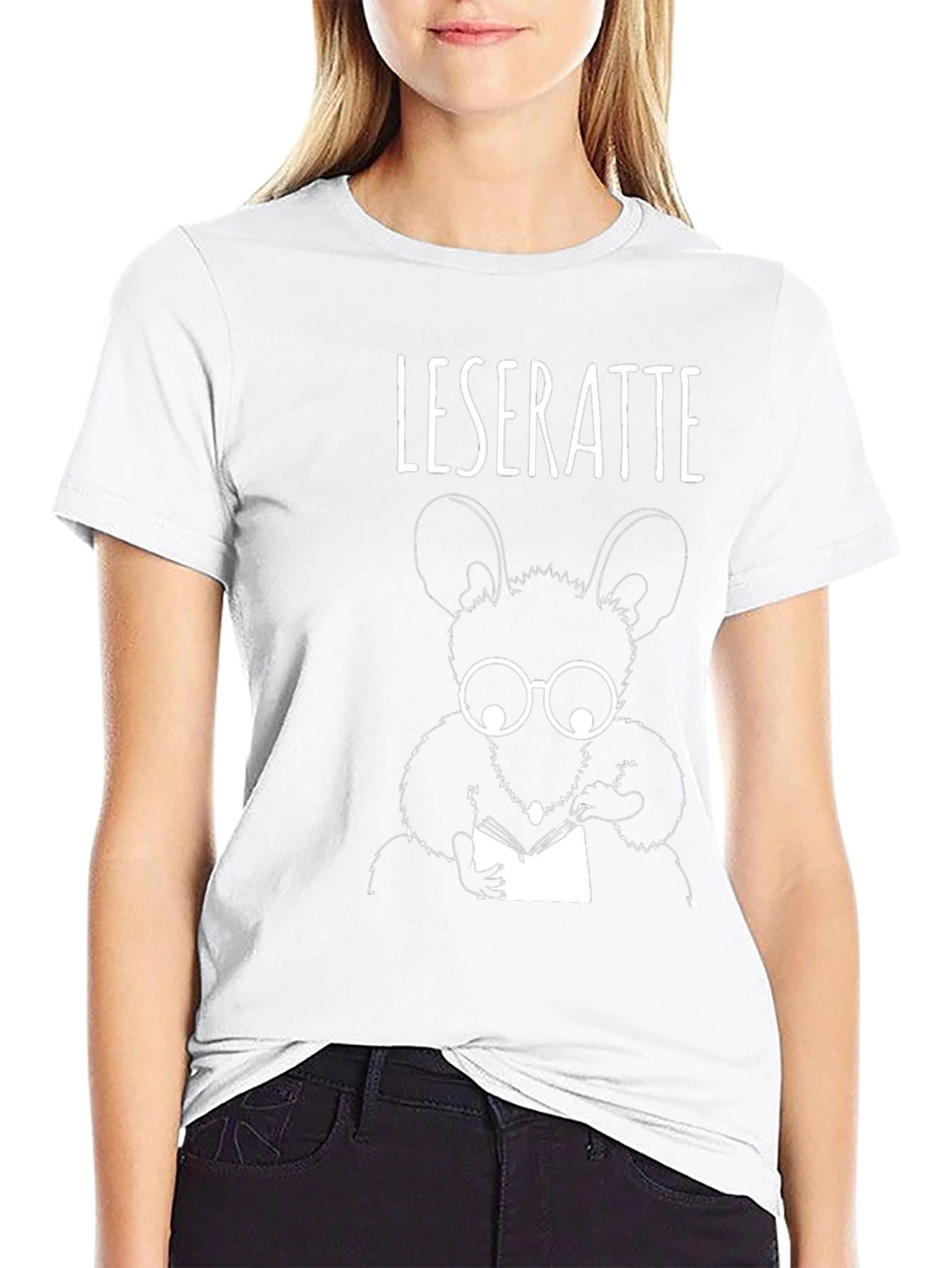 Leseratte T-Shirt - Bookworm Rat Tee