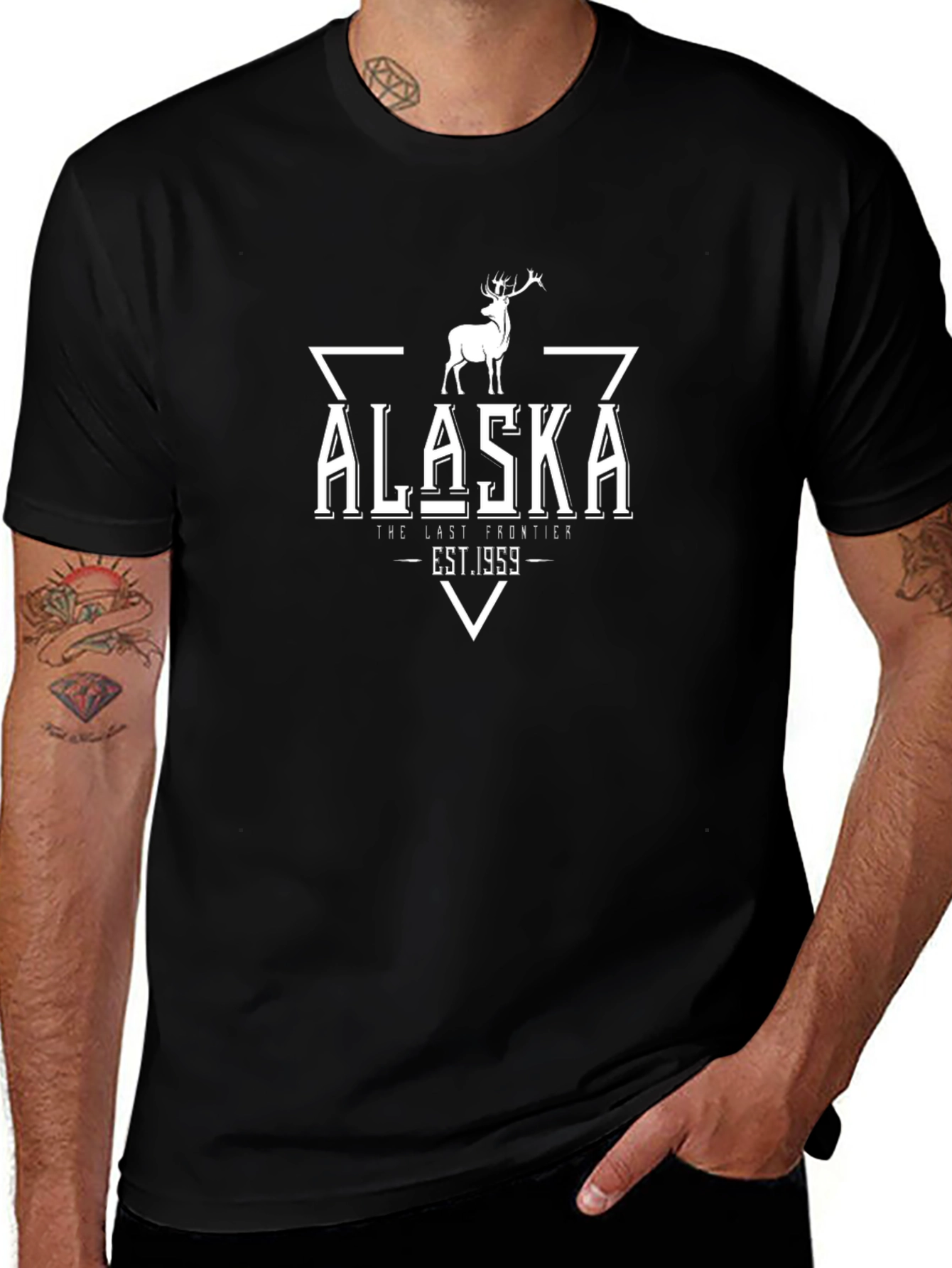 Alaska Deer T-Shirt - Last Frontier Est. 1959