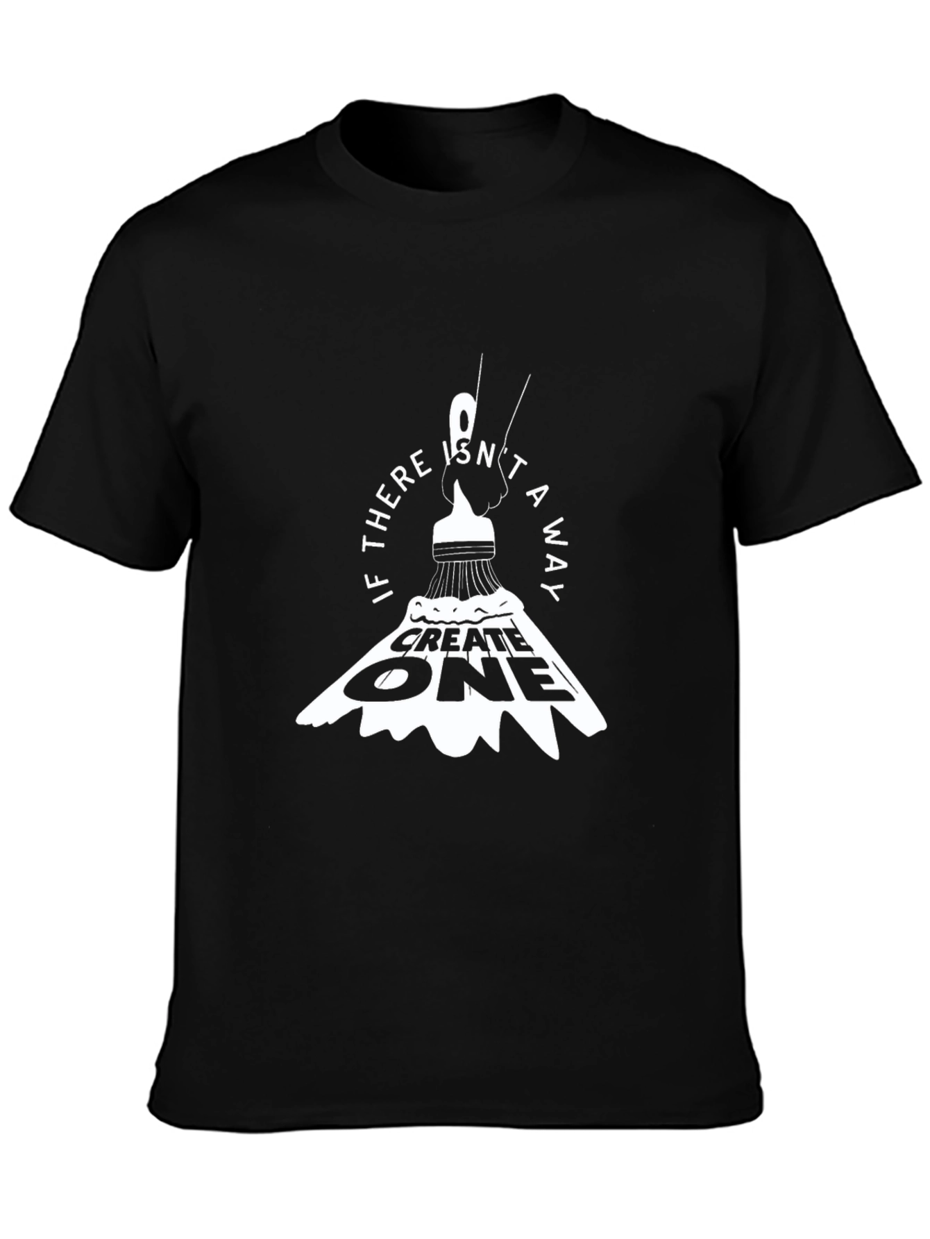 Create One Graphic Tee - Inspiring Brush Stroke Design