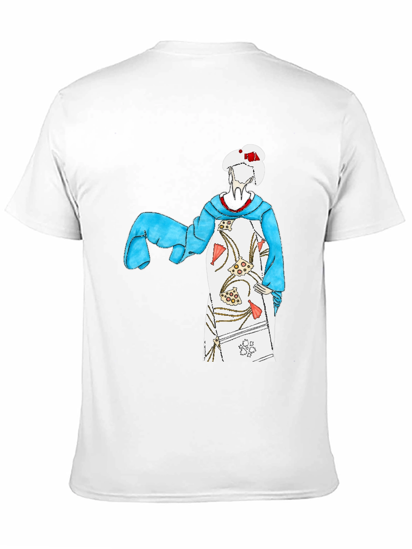 Geisha Graphic Tee - Black Cotton T-Shirt