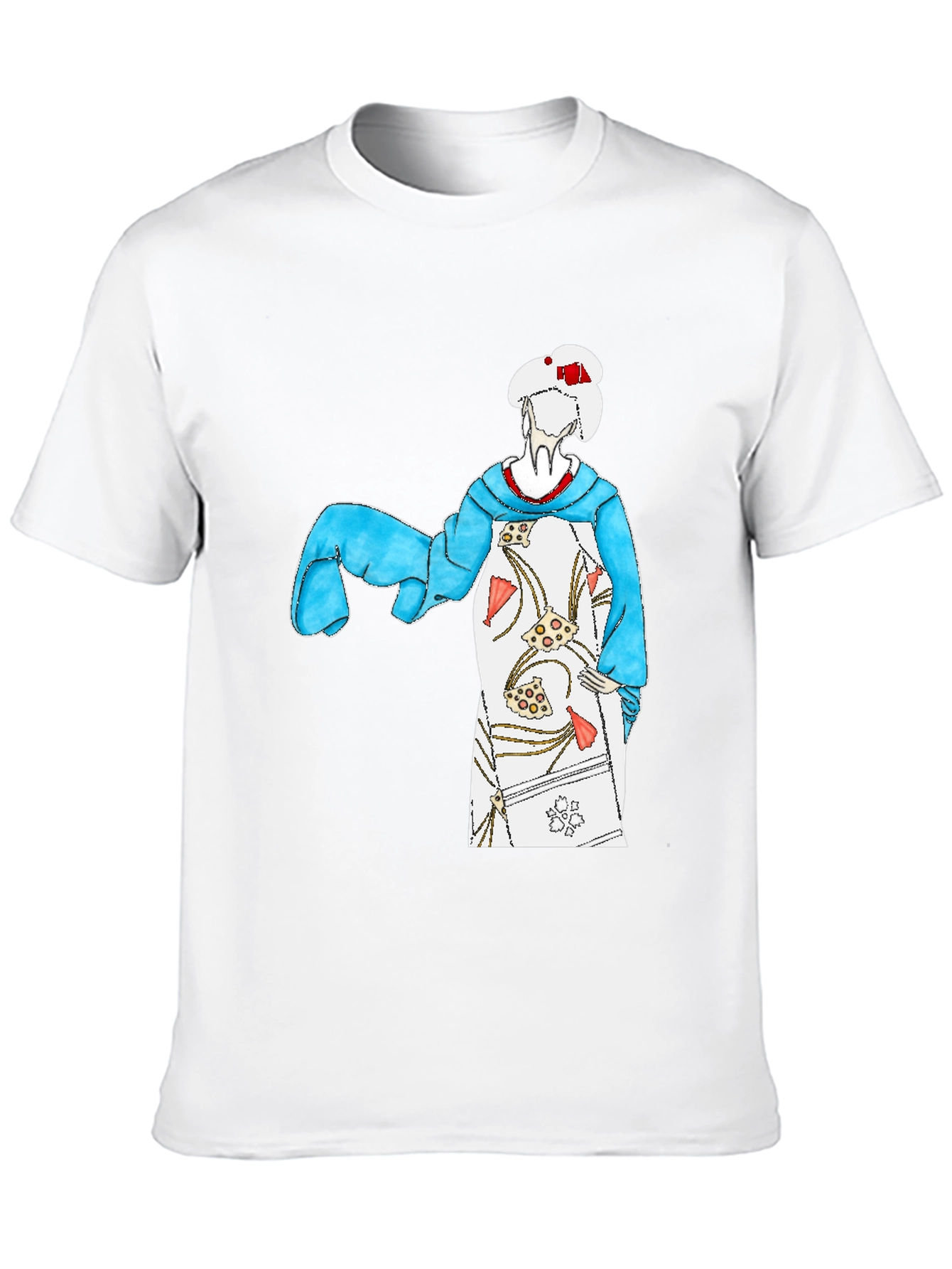 Geisha Graphic Tee - Black Cotton T-Shirt