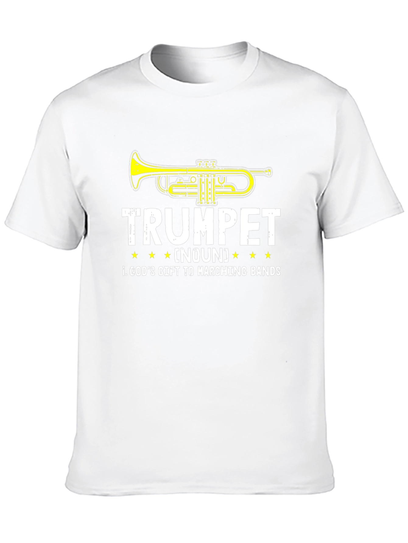 Trumpet Gods Gift Marching Band Black T-Shirt