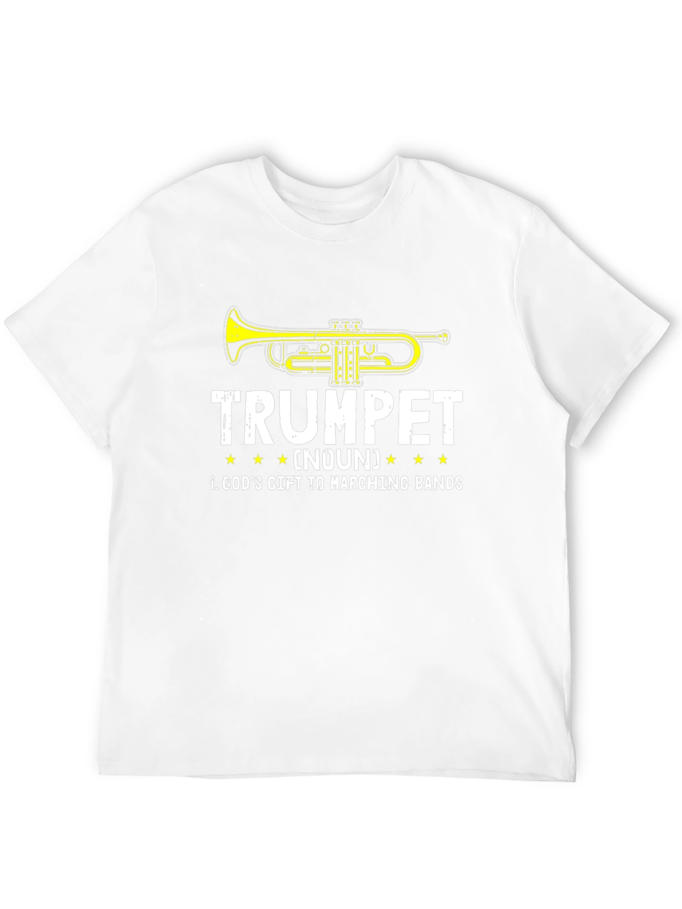 Trumpet Gods Gift Marching Band Black T-Shirt
