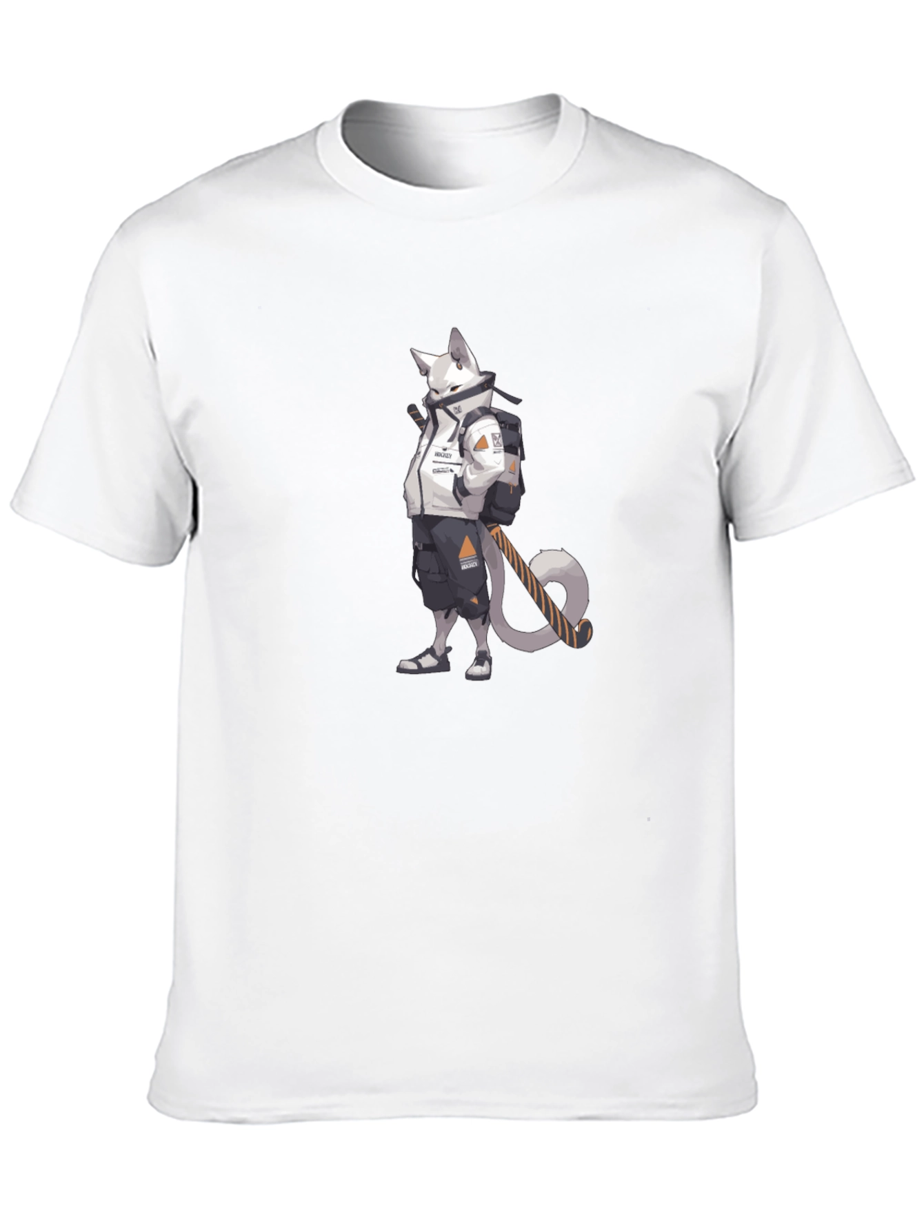 Cyberpunk Cat T-Shirt - Urban Style Tee