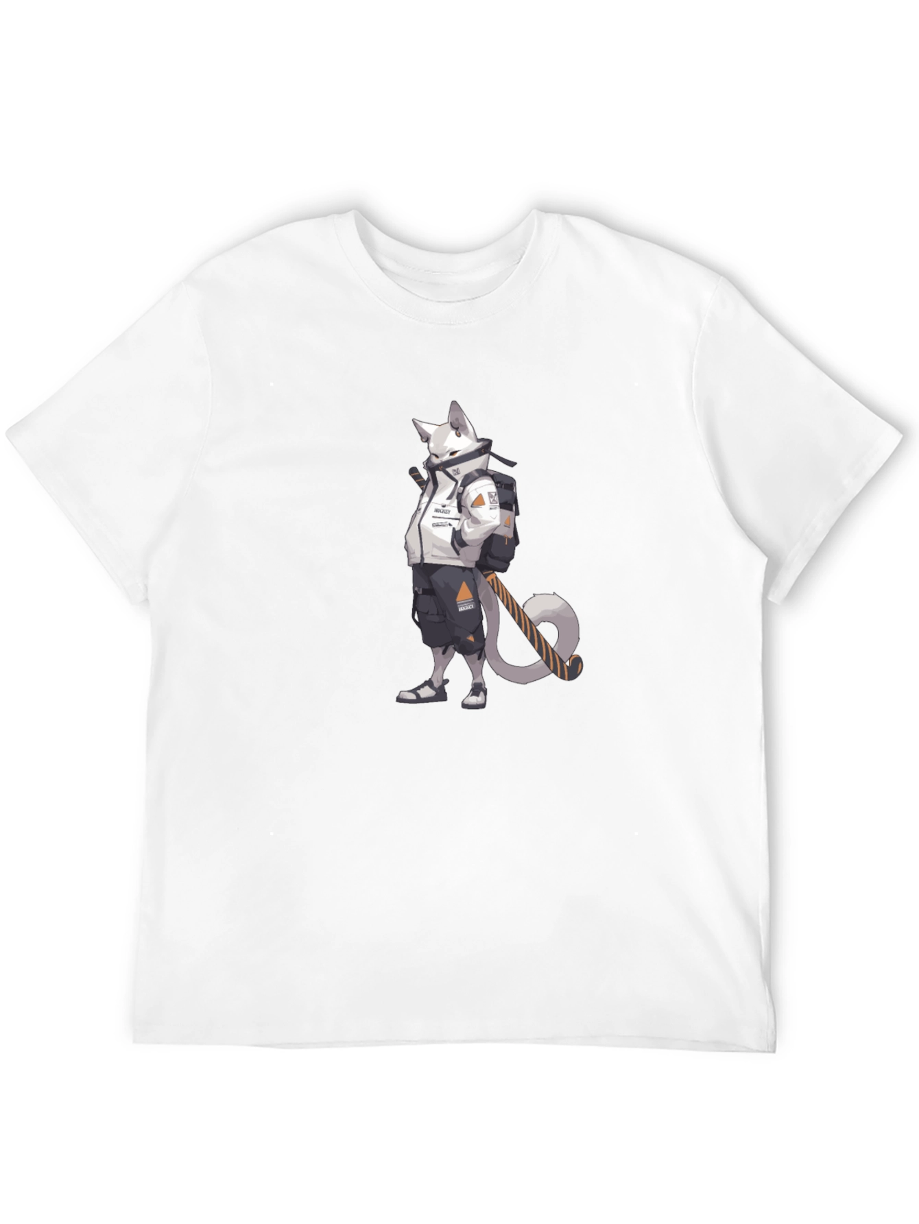 Cyberpunk Cat T-Shirt - Urban Style Tee