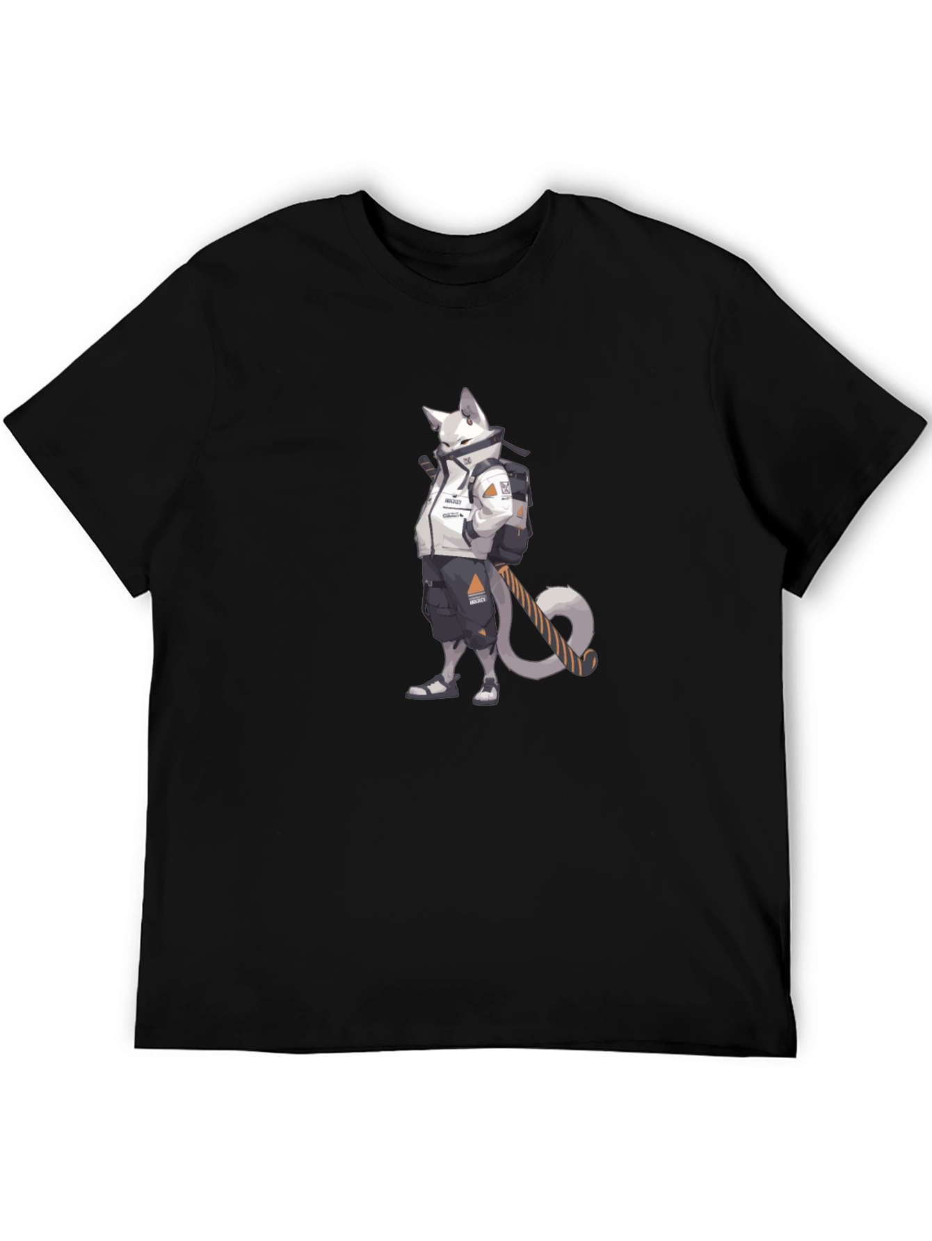 Cyberpunk Cat T-Shirt - Urban Style Tee