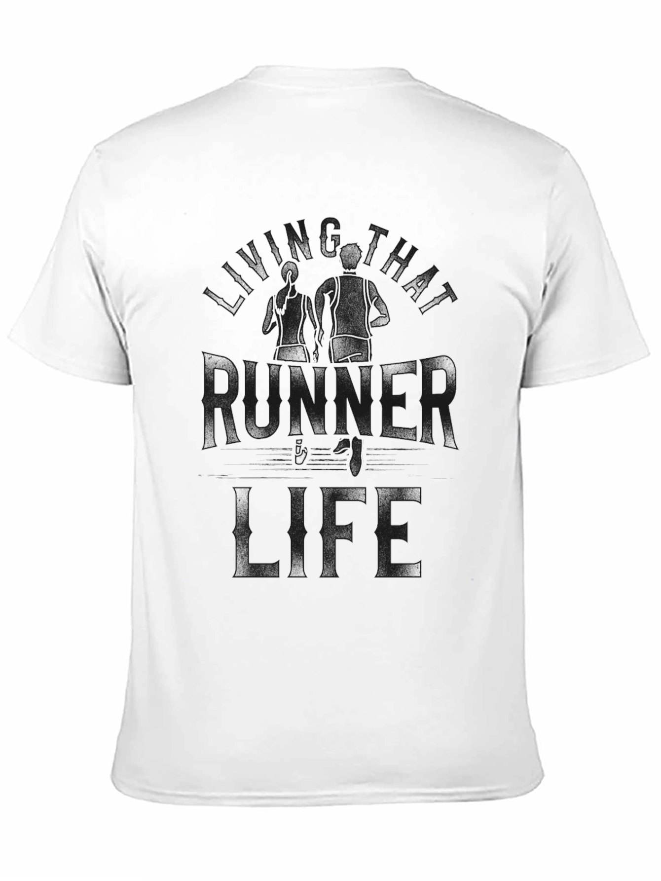 Runner Life Black T-Shirt - Athlete Graphic Tee