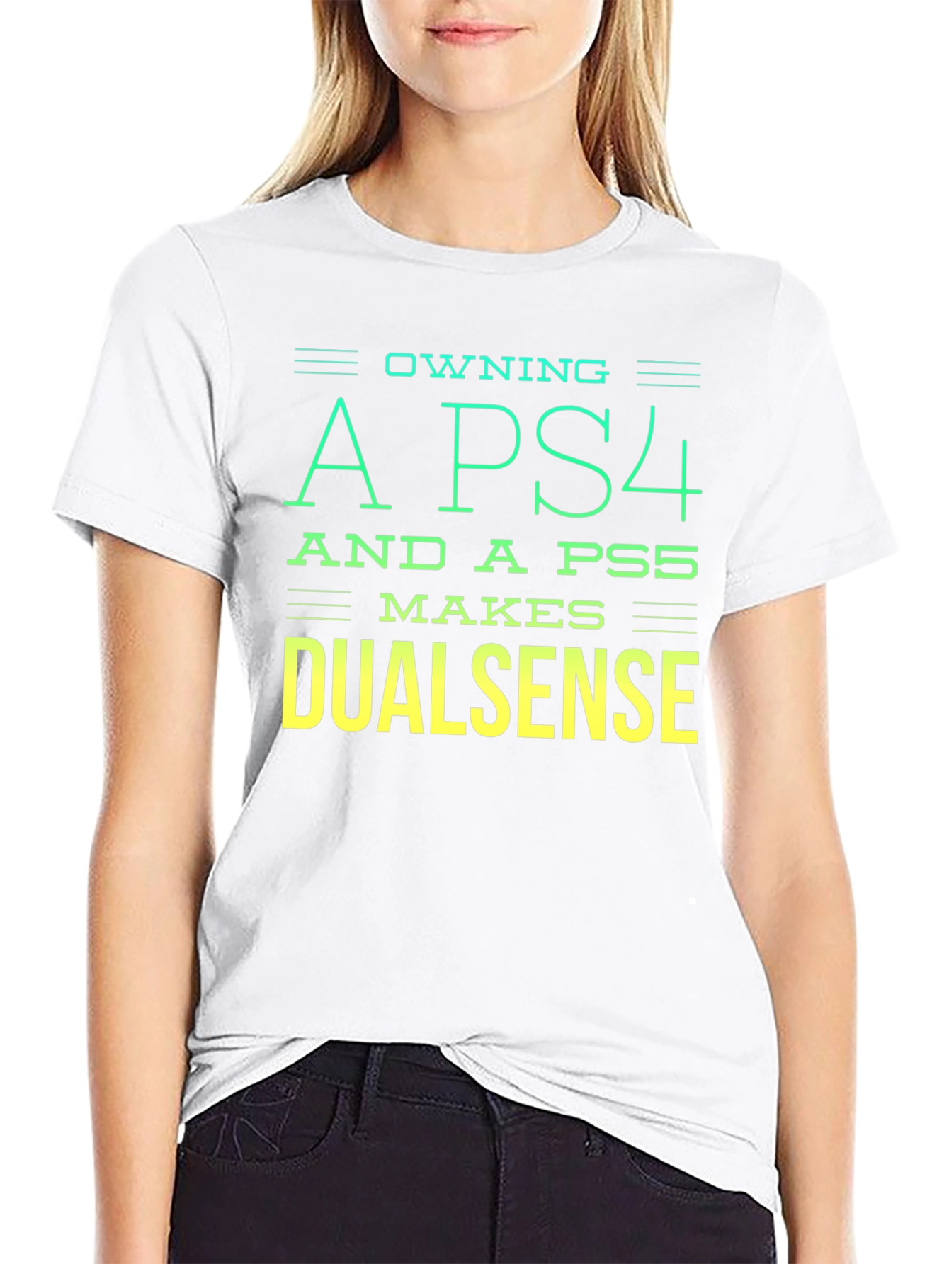 Owning A PS4 & PS5 Makes Dualsense T-Shirt