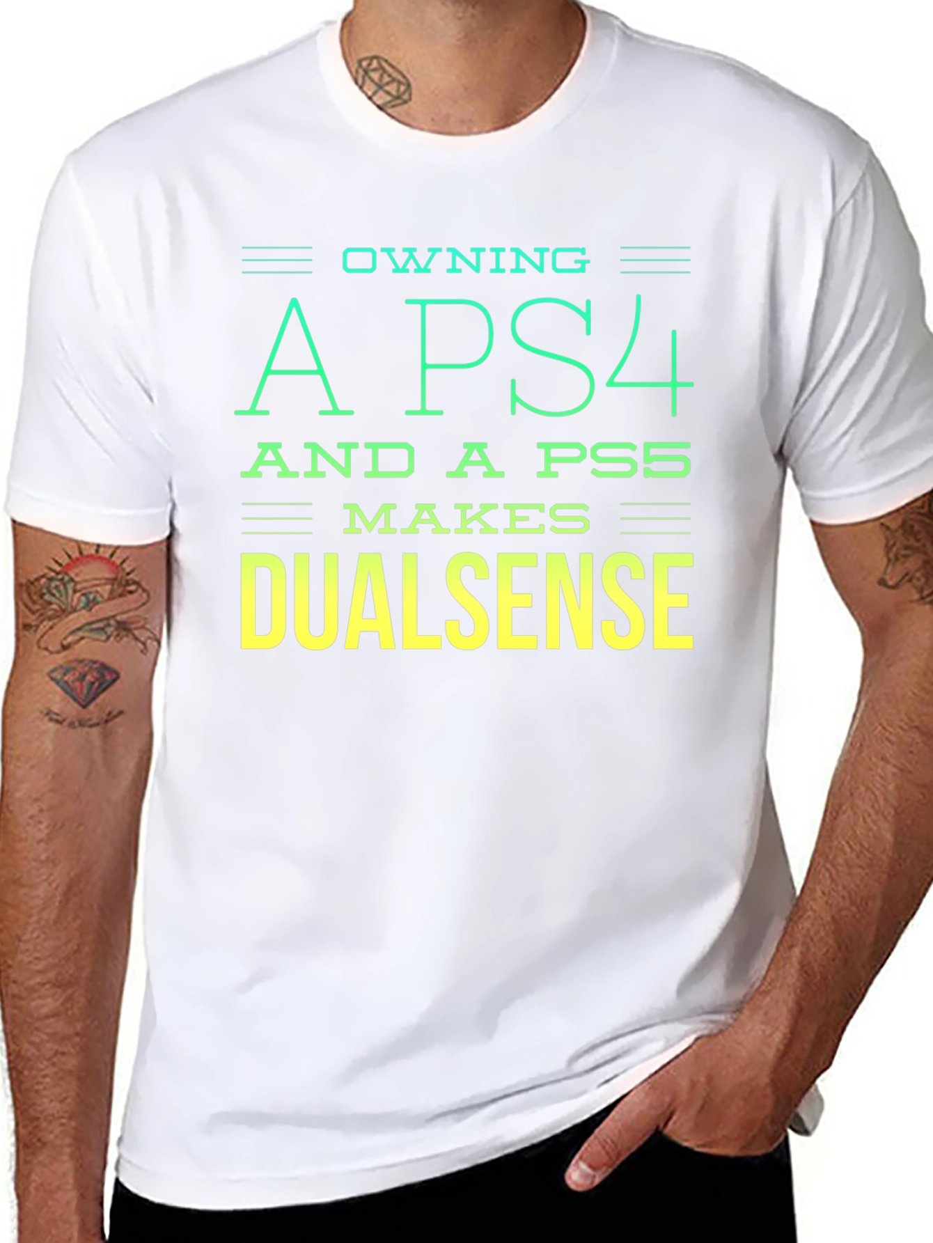 Owning A PS4 & PS5 Makes Dualsense T-Shirt