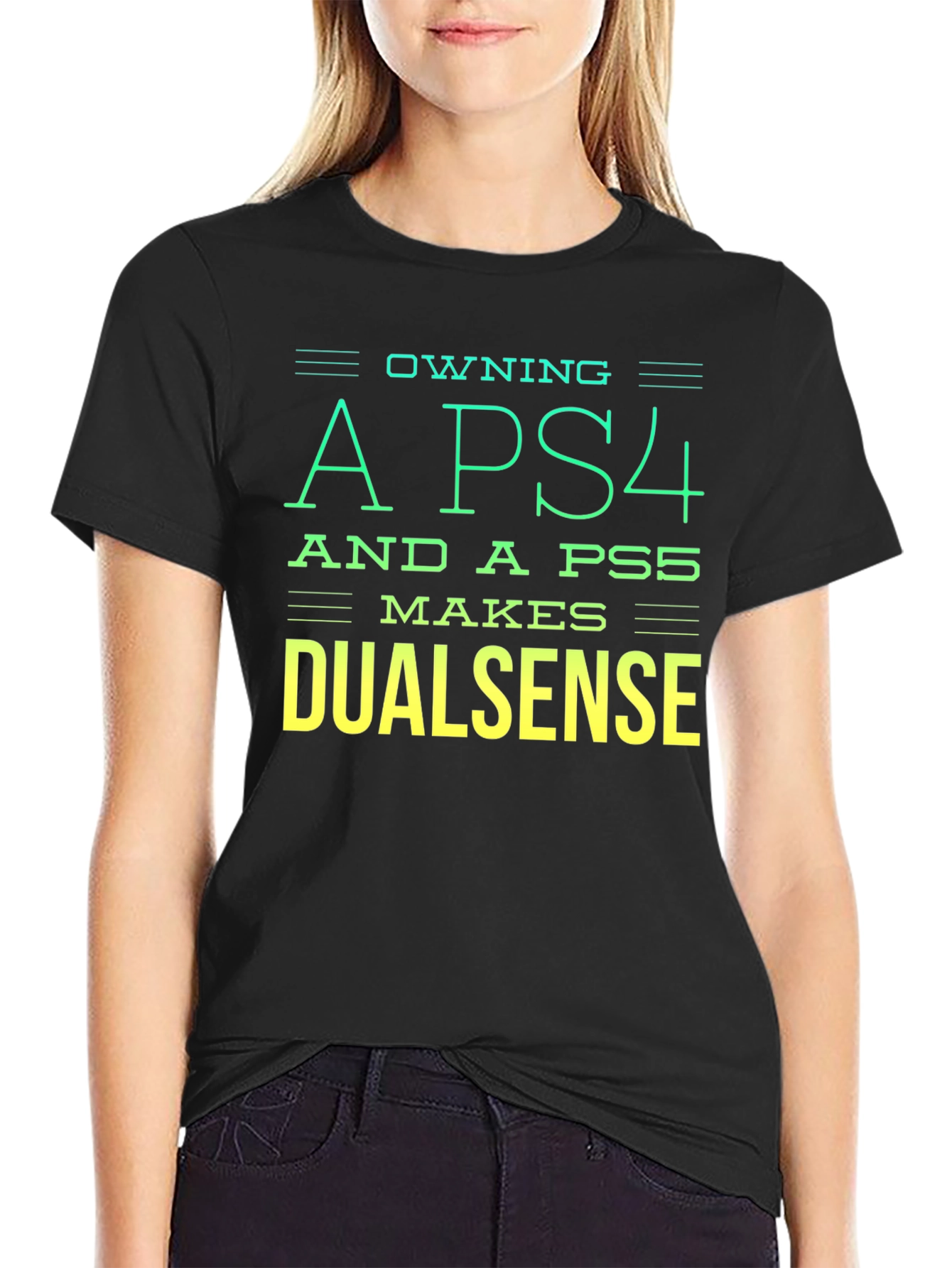 Owning A PS4 & PS5 Makes Dualsense T-Shirt