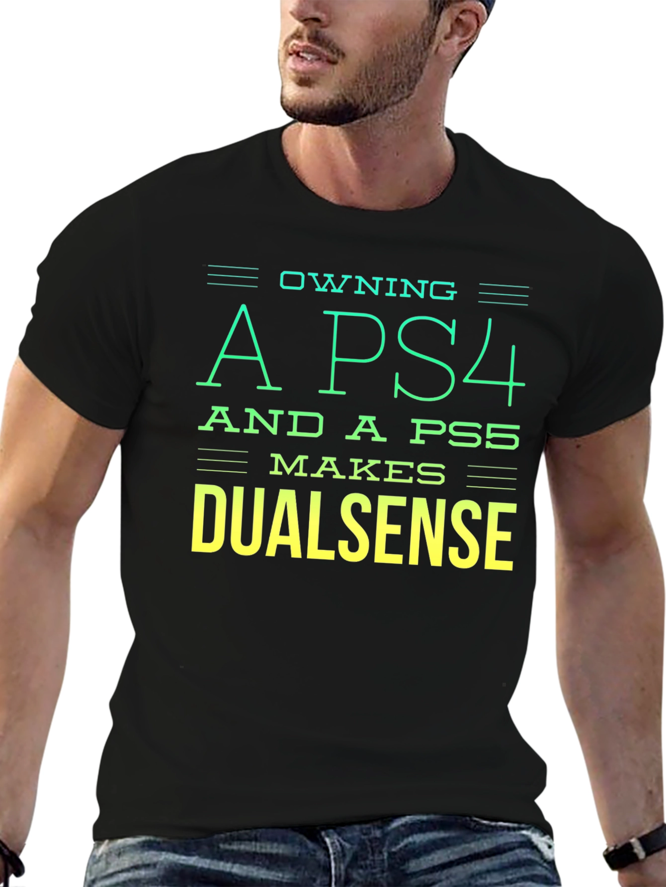 Owning A PS4 & PS5 Makes Dualsense T-Shirt