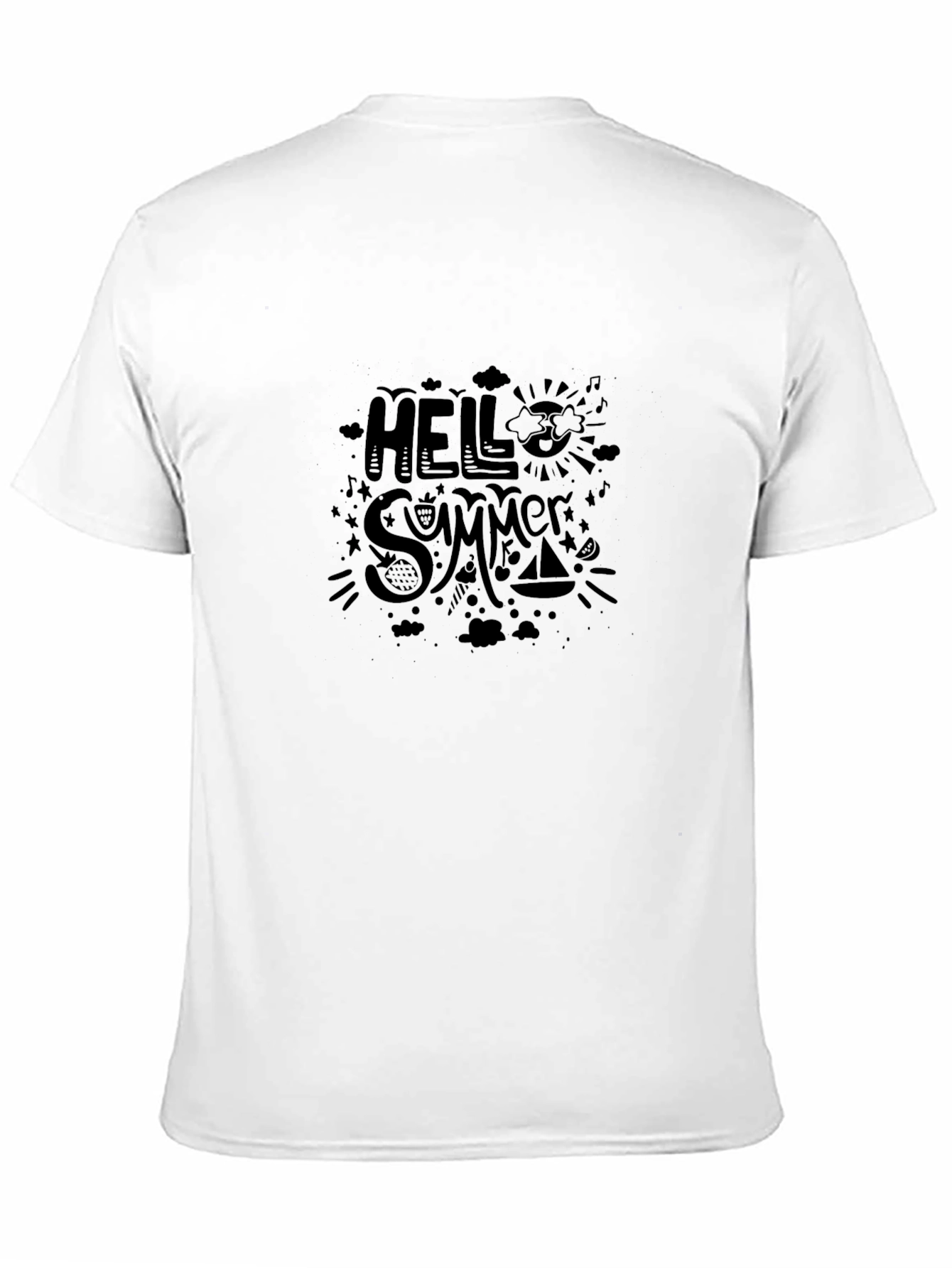 Hello Summer Graphic T-Shirt - Stylish Everyday Wear