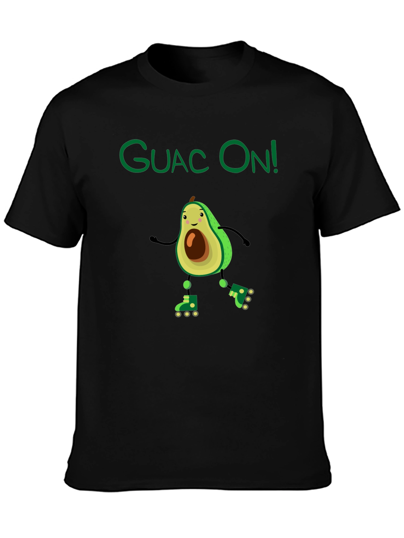 Guac On! Avocado Roller Skate Graphic Tee