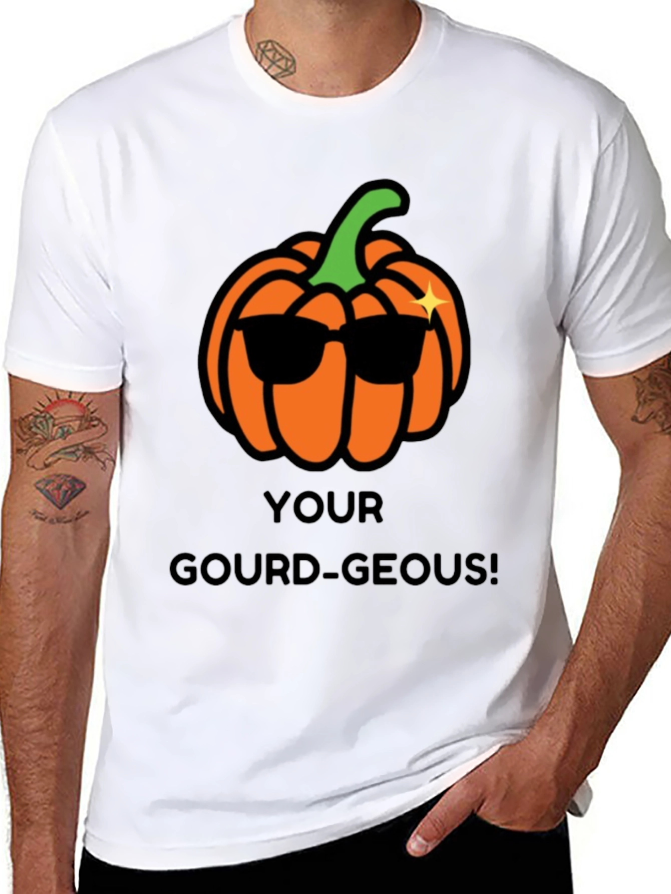 Your Gourd-Geous Halloween T-Shirt