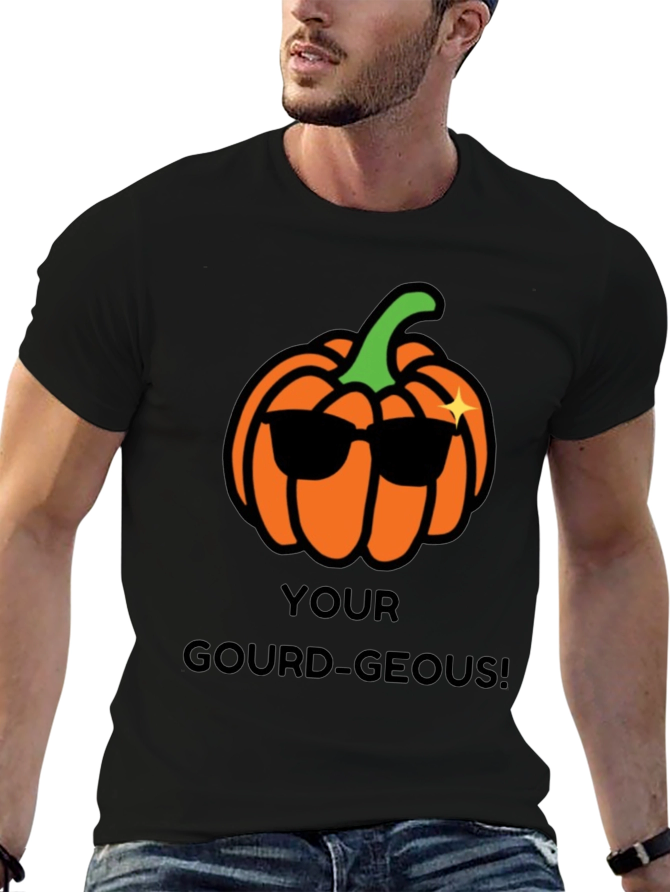 Your Gourd-Geous Halloween T-Shirt