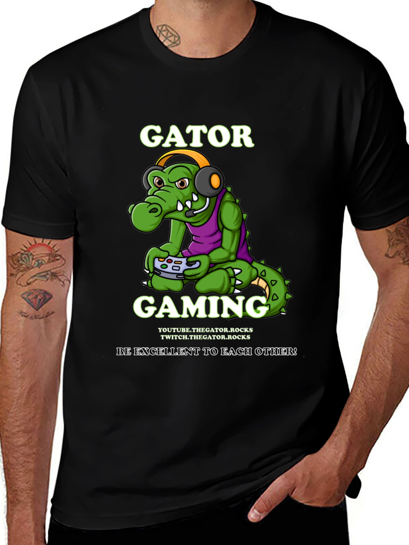 Gator Gaming Black T-Shirt